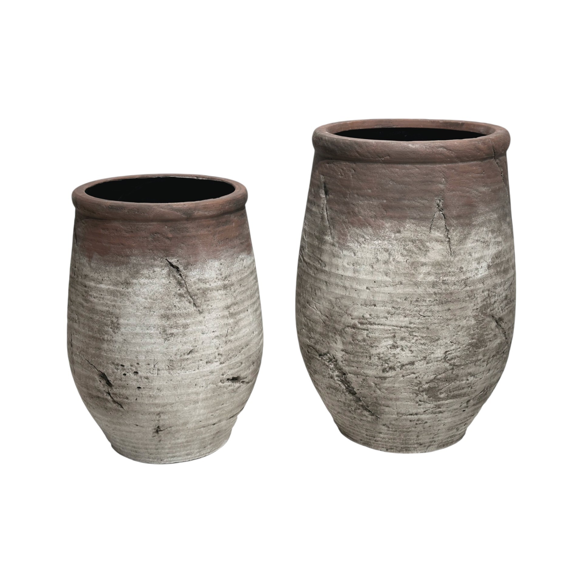 Darstellung von Zementtopf 60 cm brown mamba einzeln