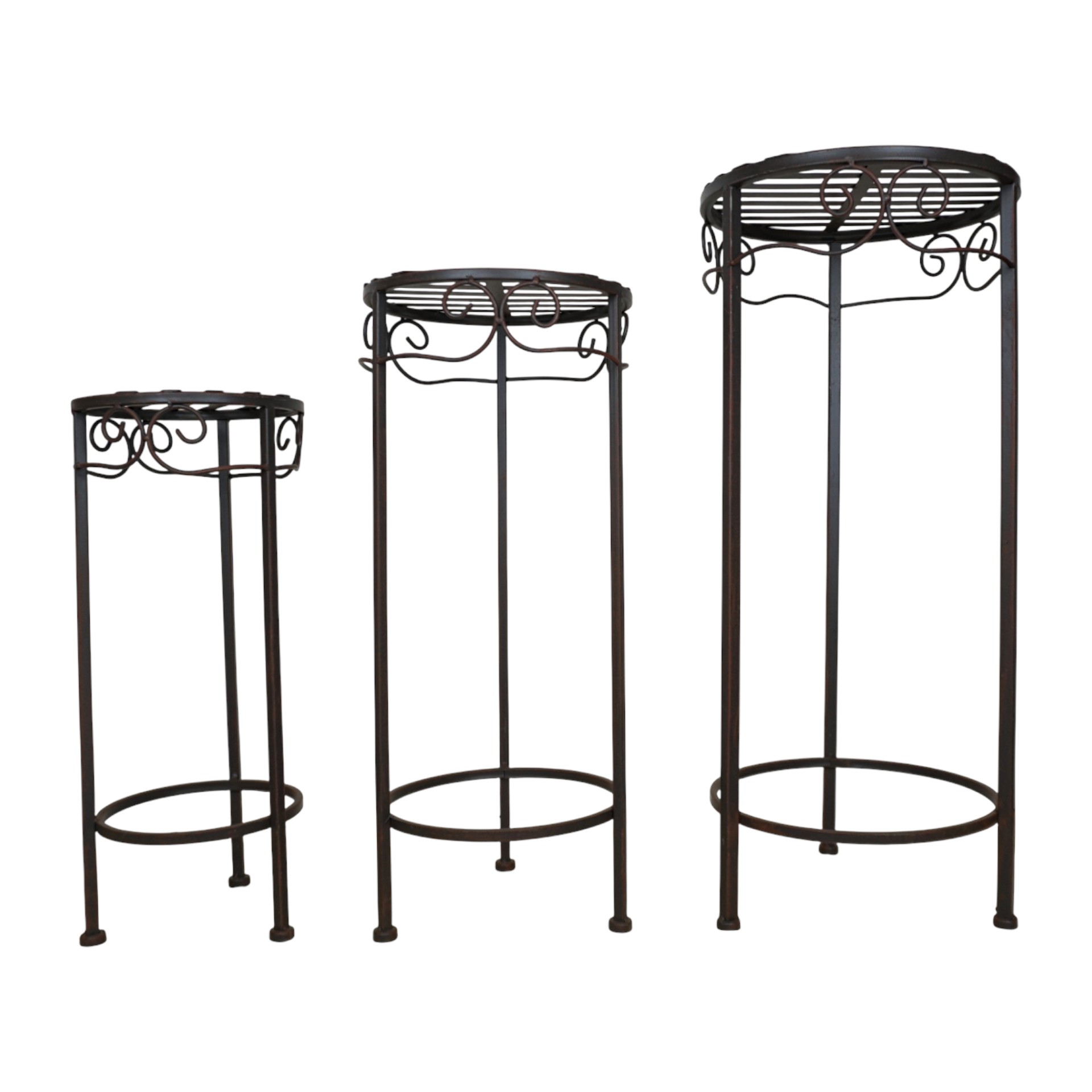 Darstellung von Beistelltische 3tlg. rund