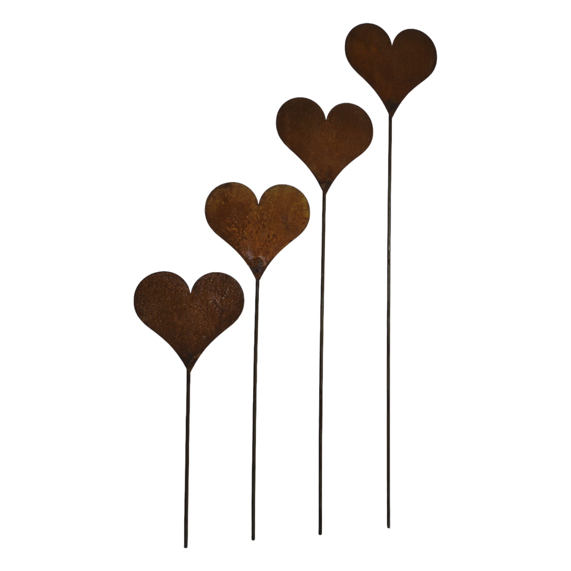 Darstellung von Herzenset klein auf Stab 24-tlg., 11,5x11,5 cm