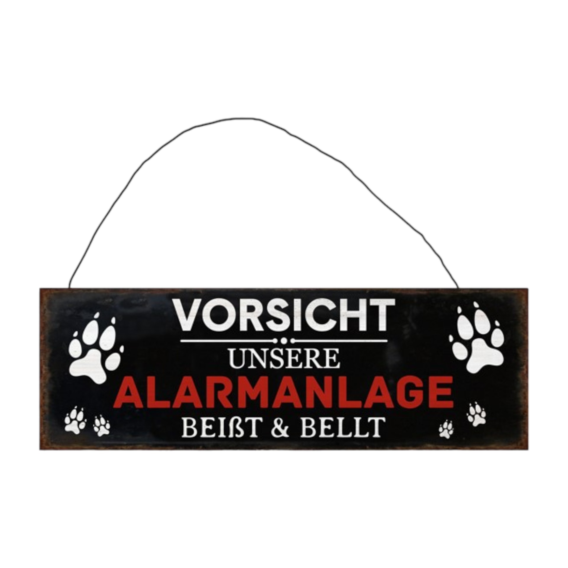 Darstellung von RP UV Schild Vorsicht unsere Alarmanlage...