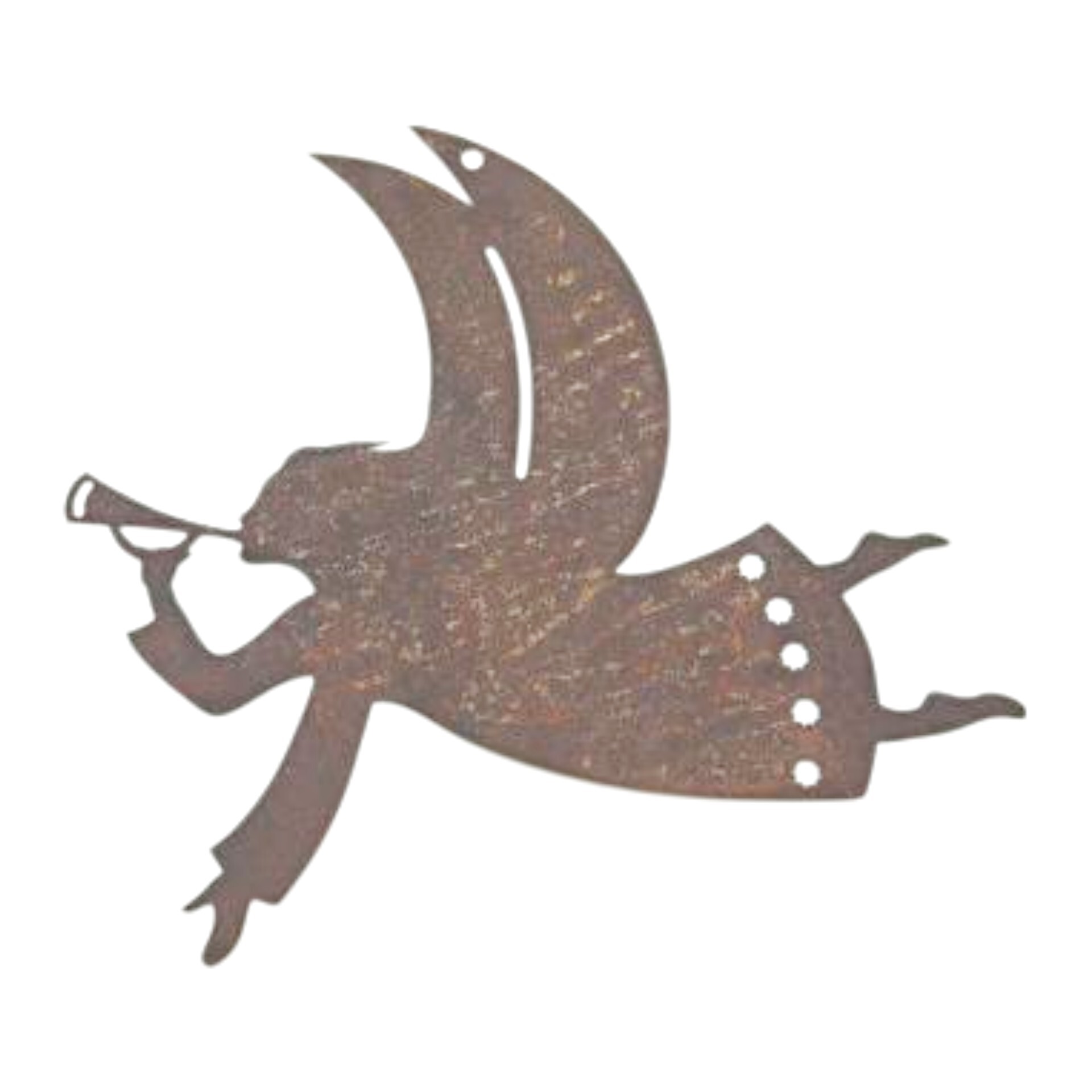 Darstellung von Engel mit Fanfare z. Hängen 21x19 cm