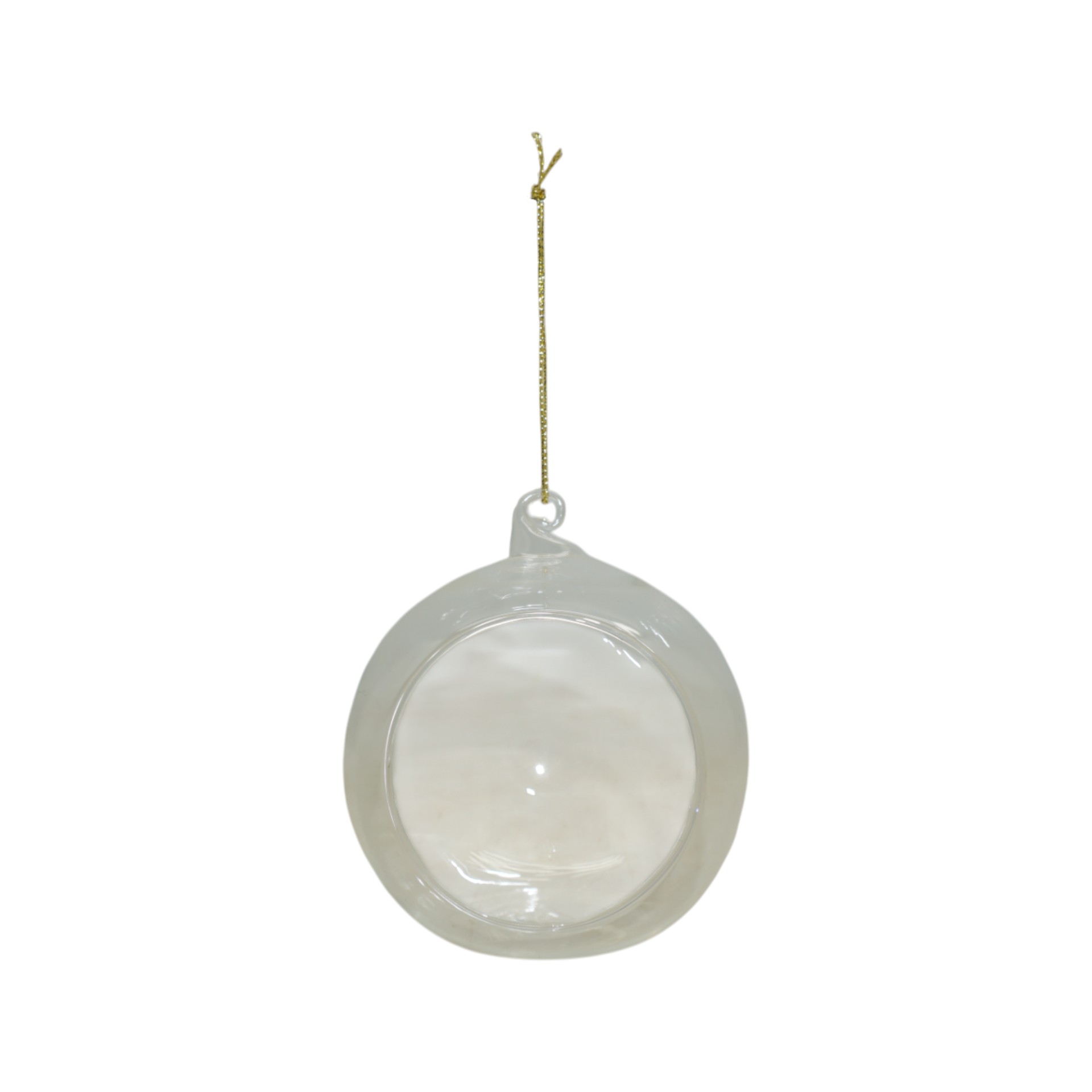 Darstellung von offene Glaskugel mittel natur