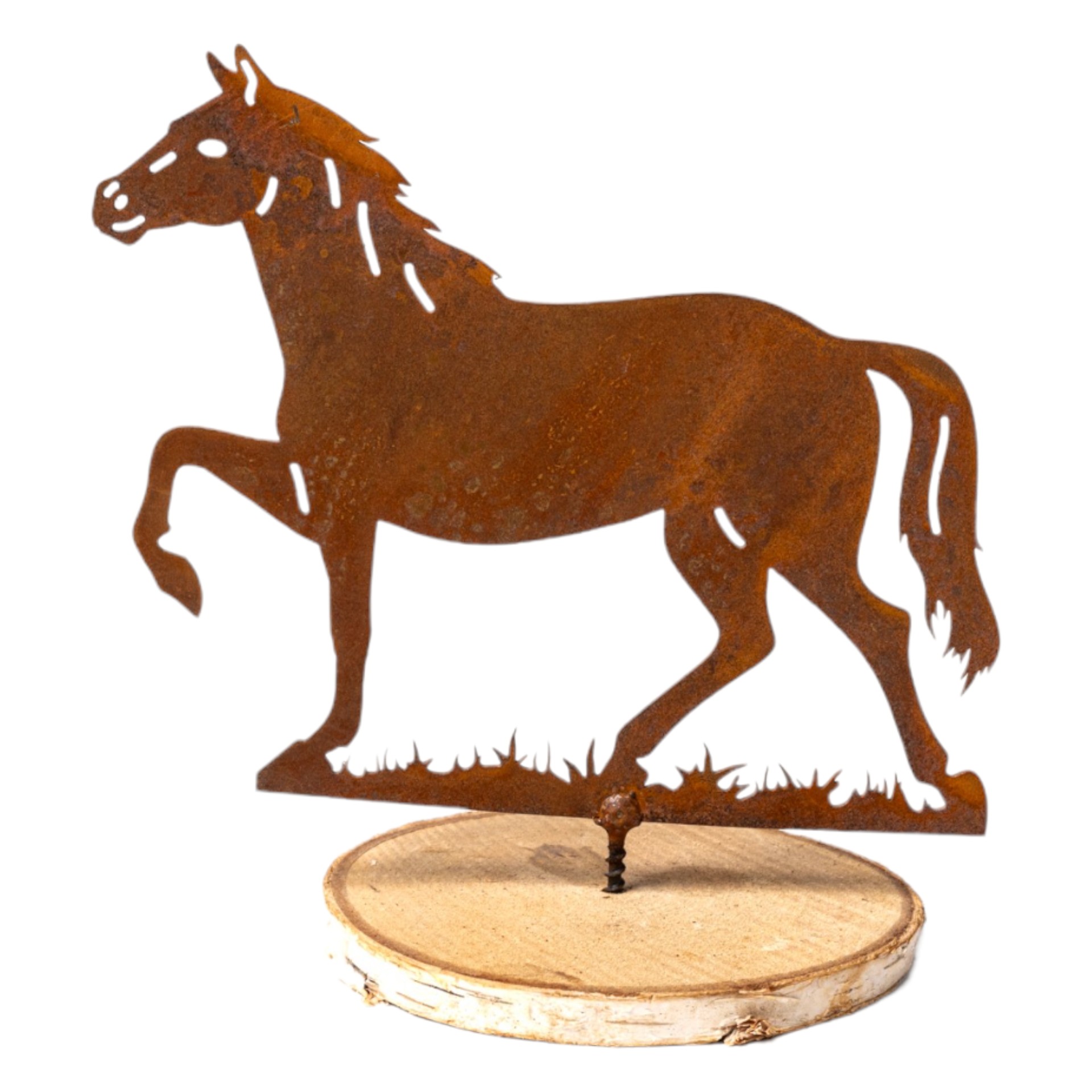 Darstellung von laufendes Pferd mit Dorn