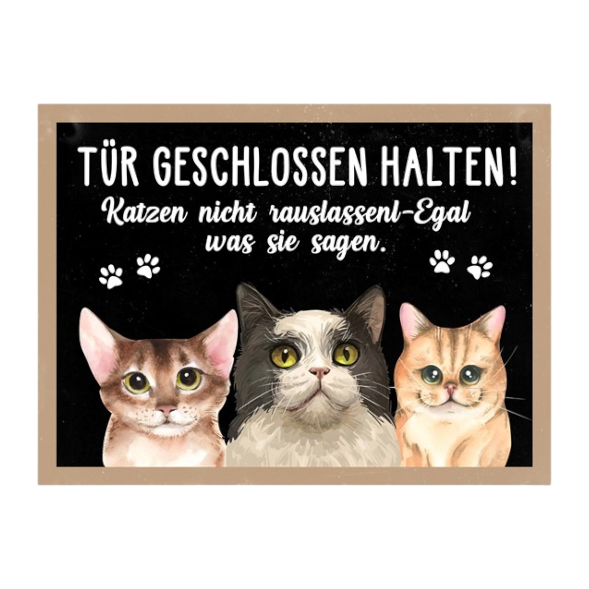 Darstellung von RP UV Schild Tür geschlossen halten!...