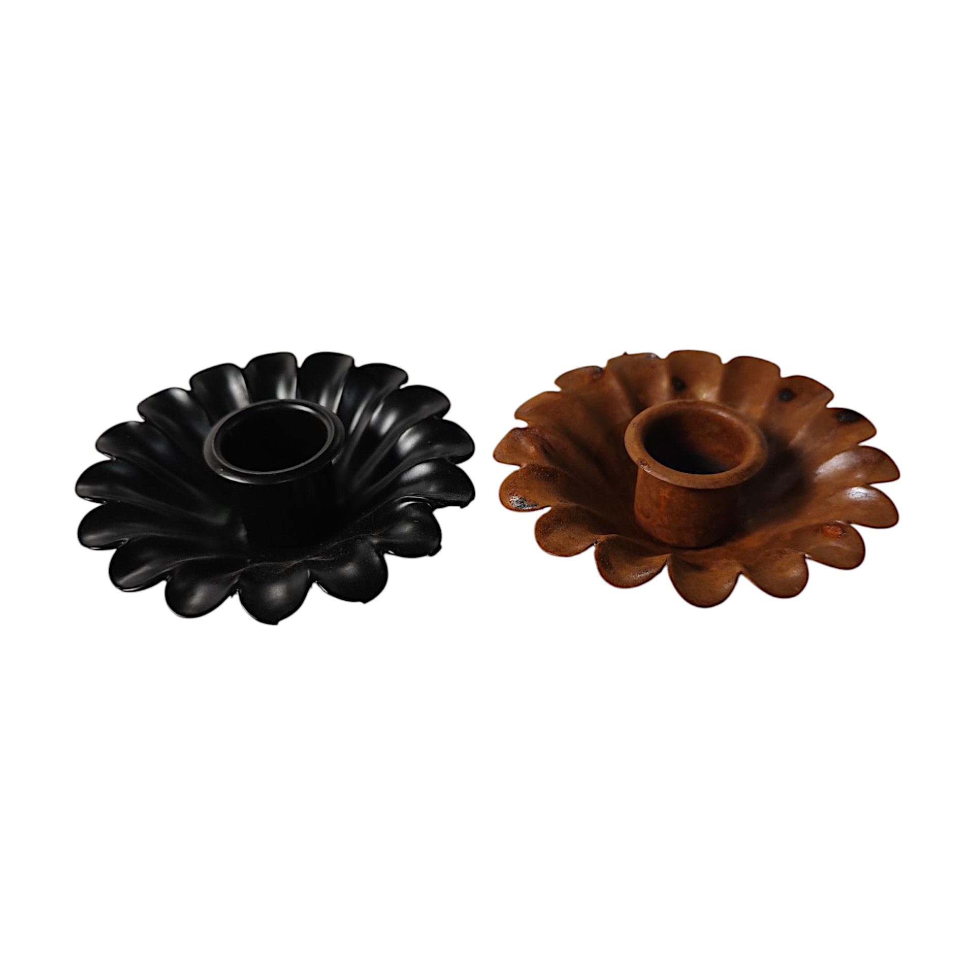 Darstellung von Kerzenh. Blume schwarz matt