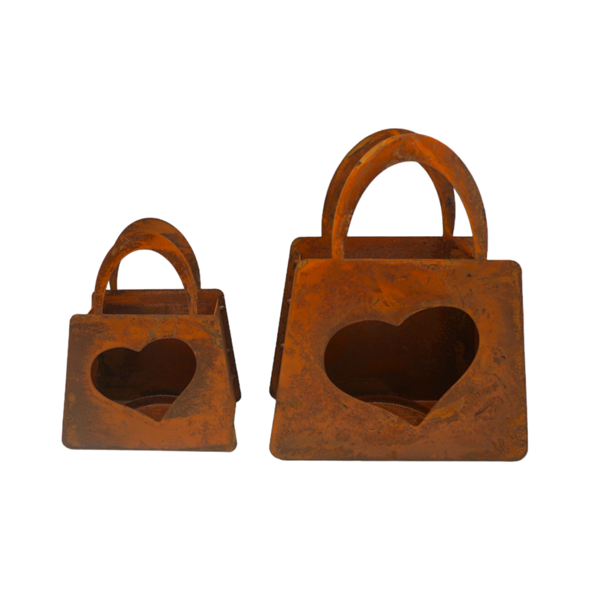 Darstellung von Rustikale Tasche mit Herz gross