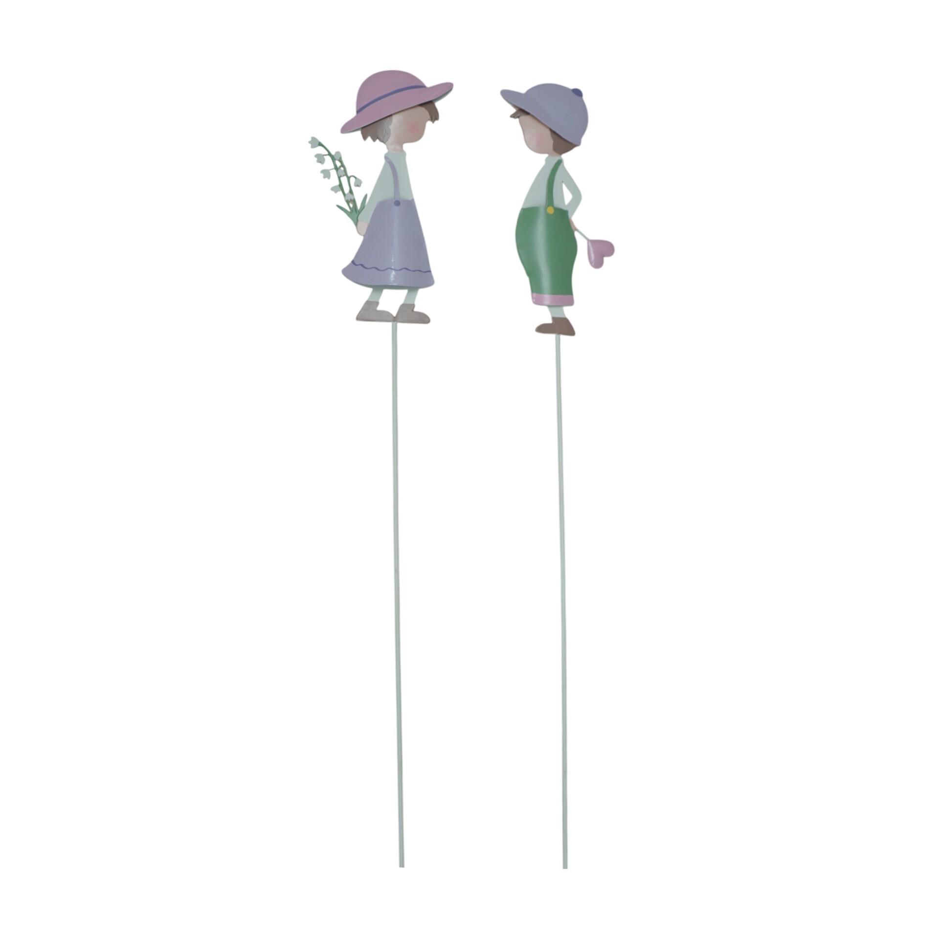 Darstellung von Blütenliebe pastel a. Stab gross, sortiert