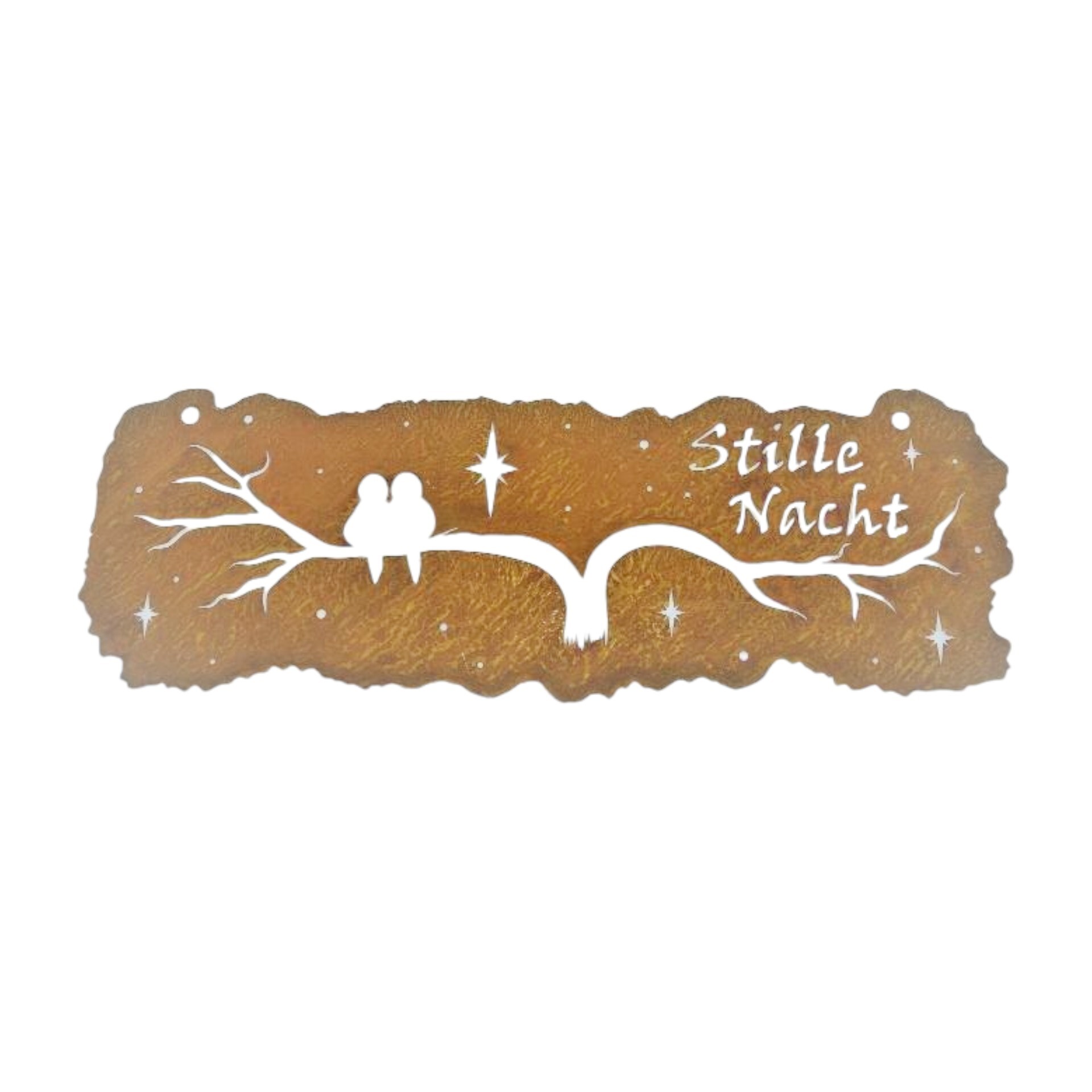 Darstellung von Tafel rechteckig Stille Nacht, 50x18 cm