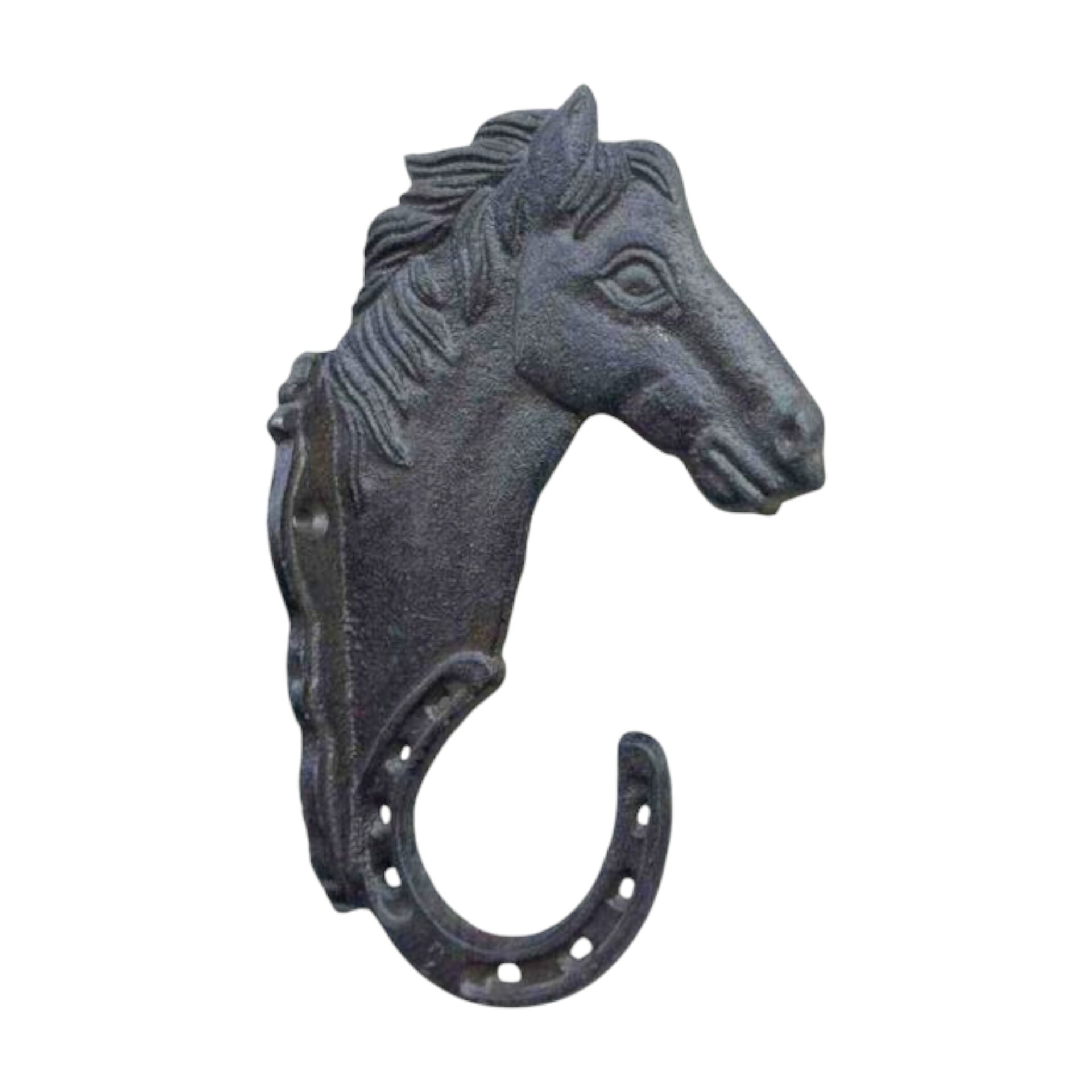 Darstellung von Haken Pferd mit Hufeisen