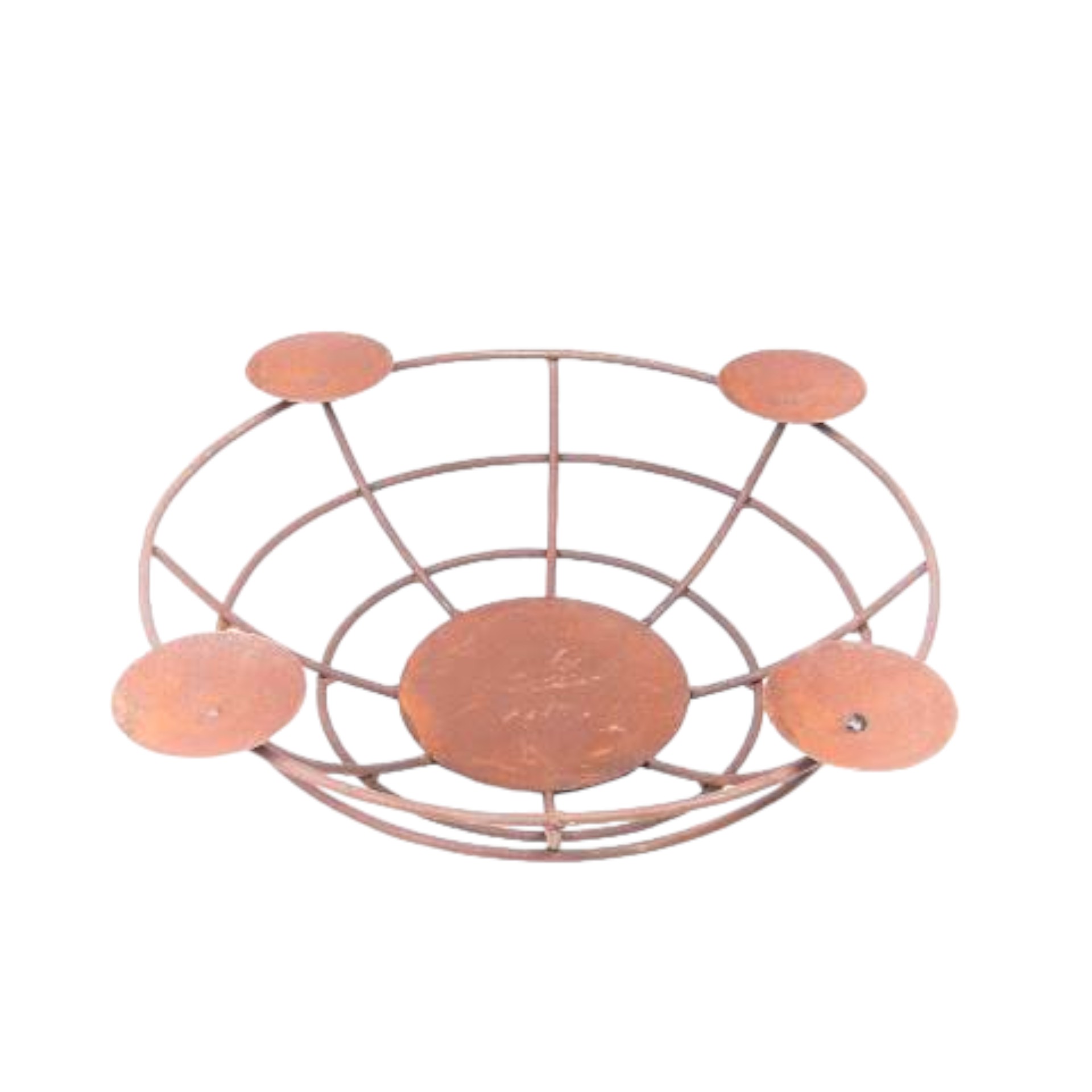 Darstellung von Adventschale rund - Rundeisen