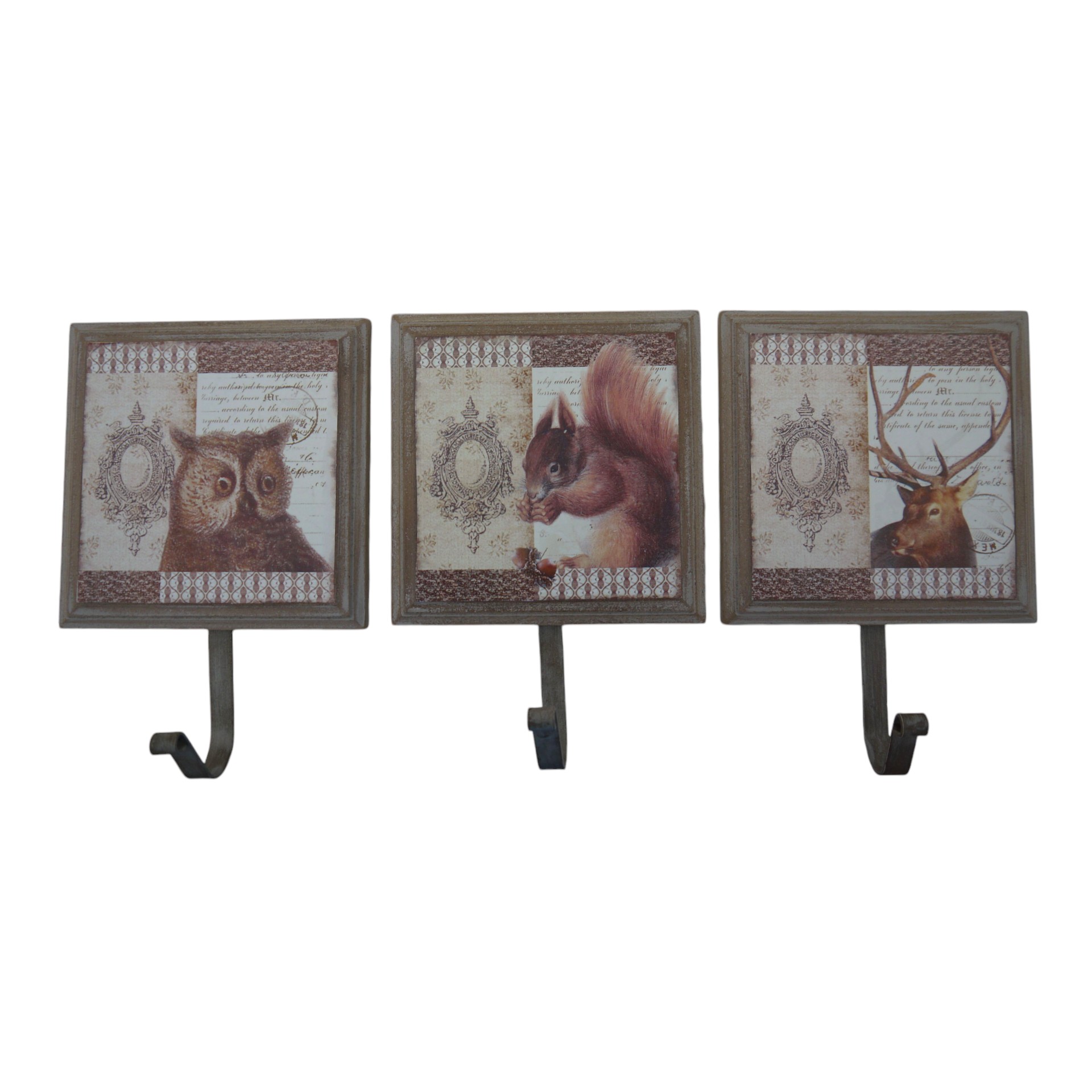 Darstellung von RP Wandbord mit 1 Haken 3-fach sort.