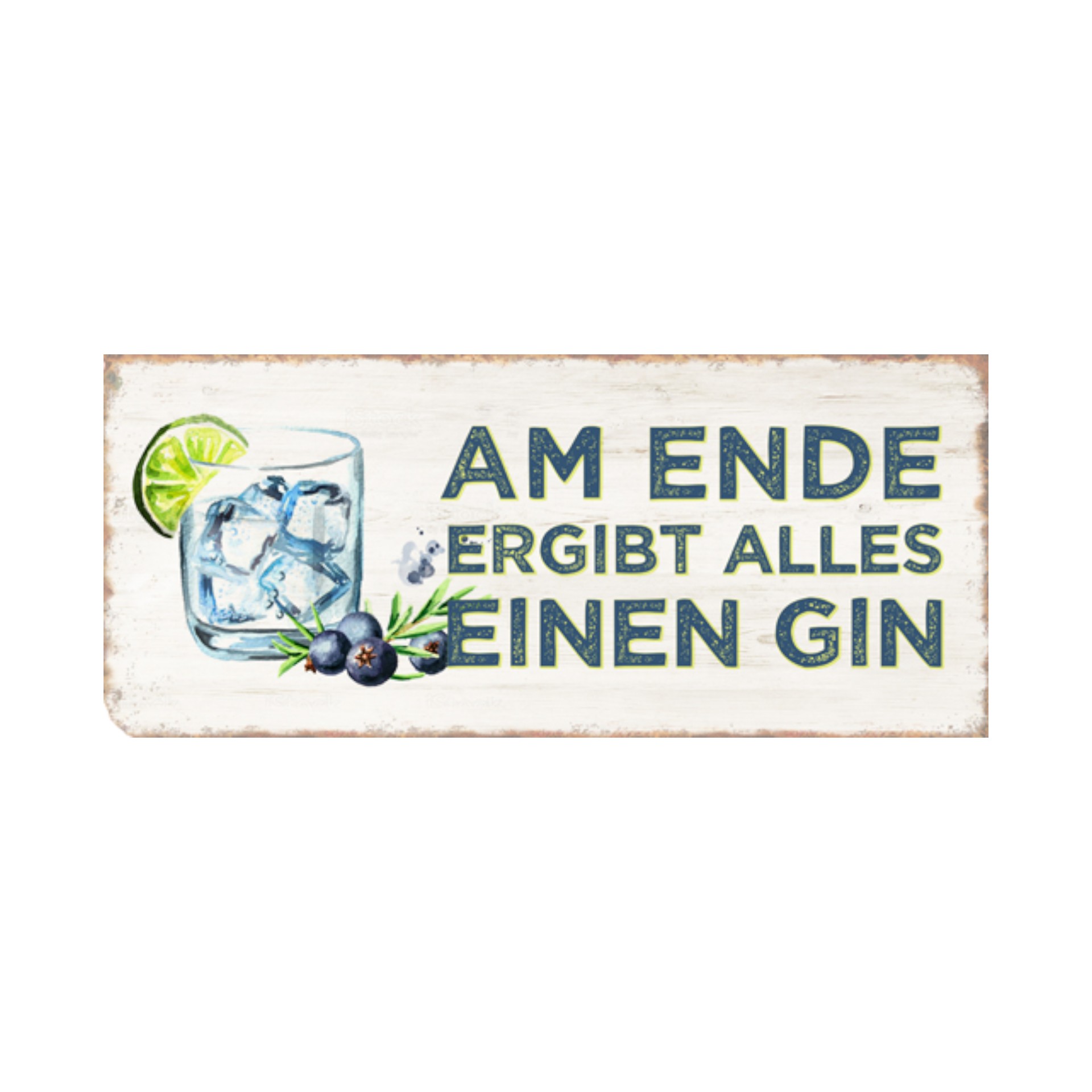 Darstellung von RP Schild am Ende ergibt alles einen Gin