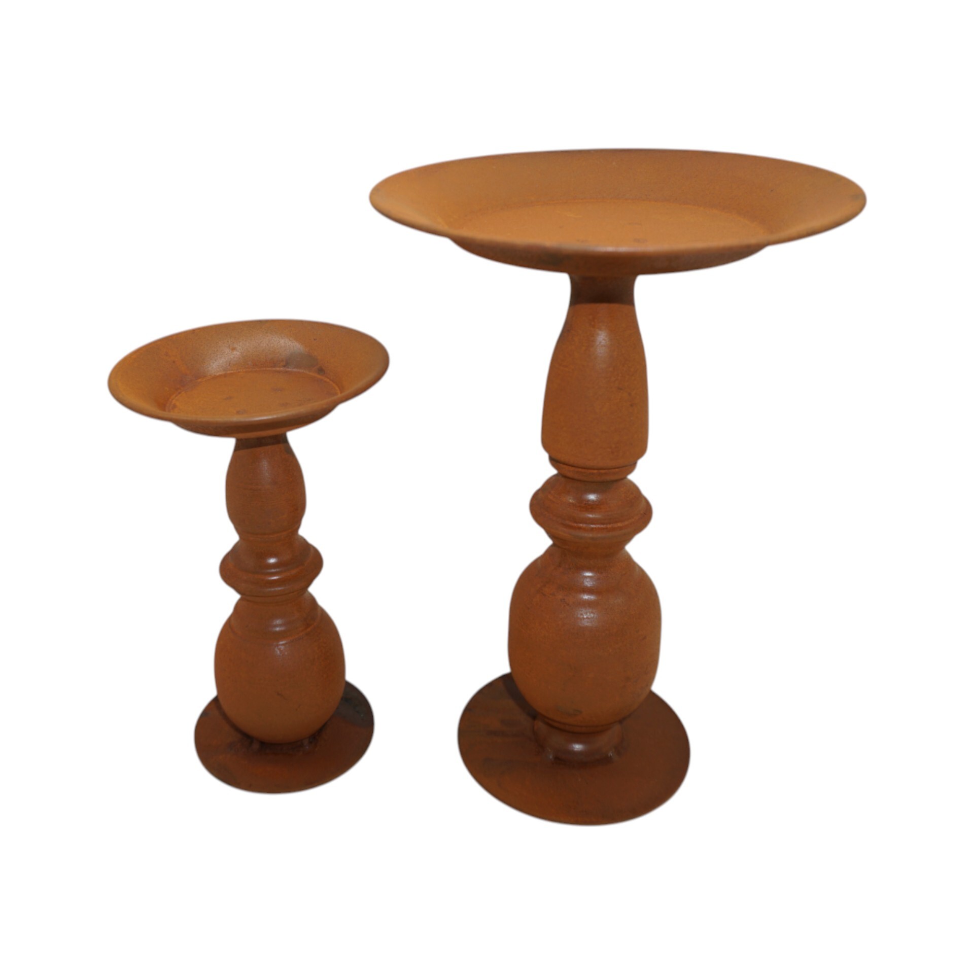 Darstellung von Kerzenh. a. Sockel rost klein