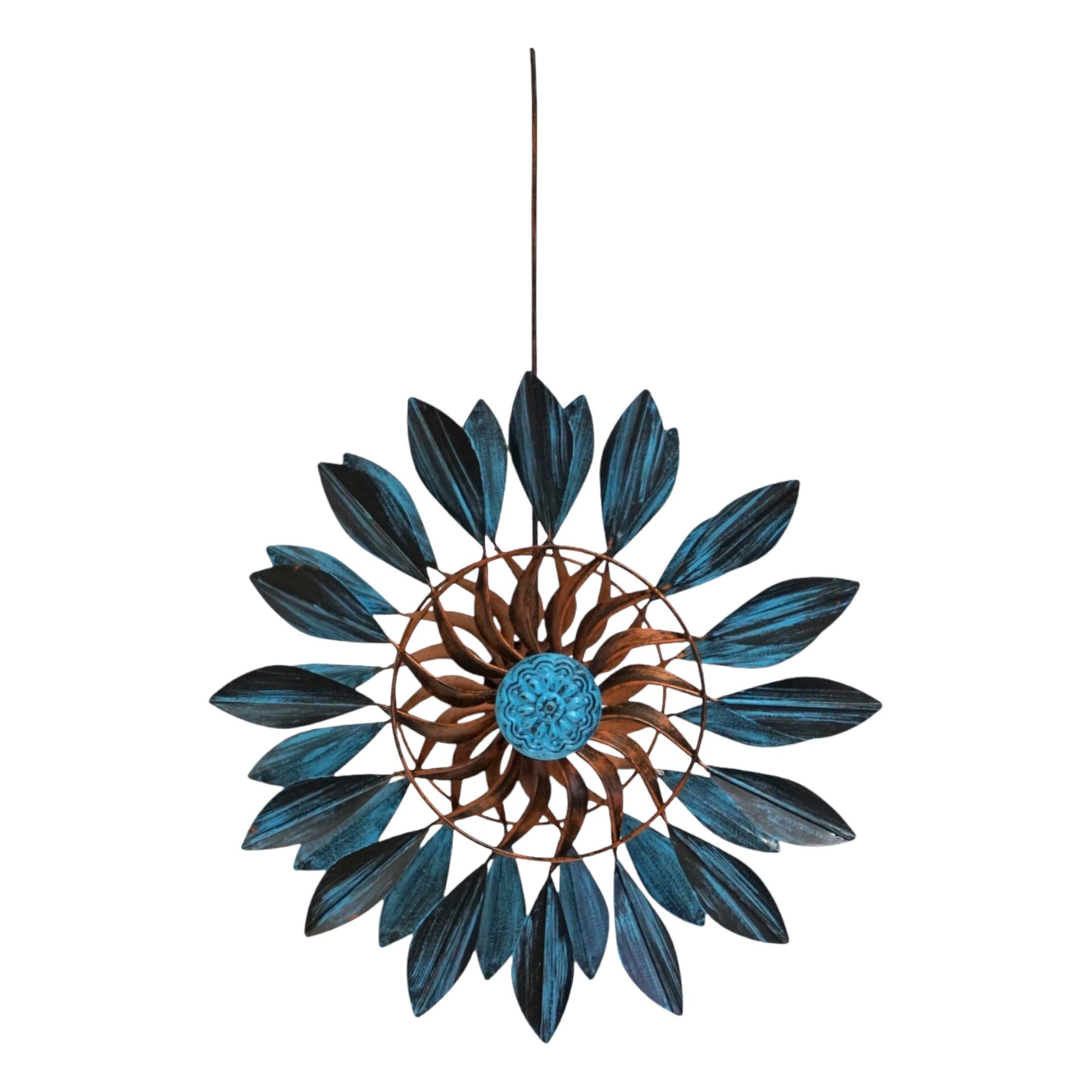 Darstellung von blauer Duopropeller z. Hängen klein