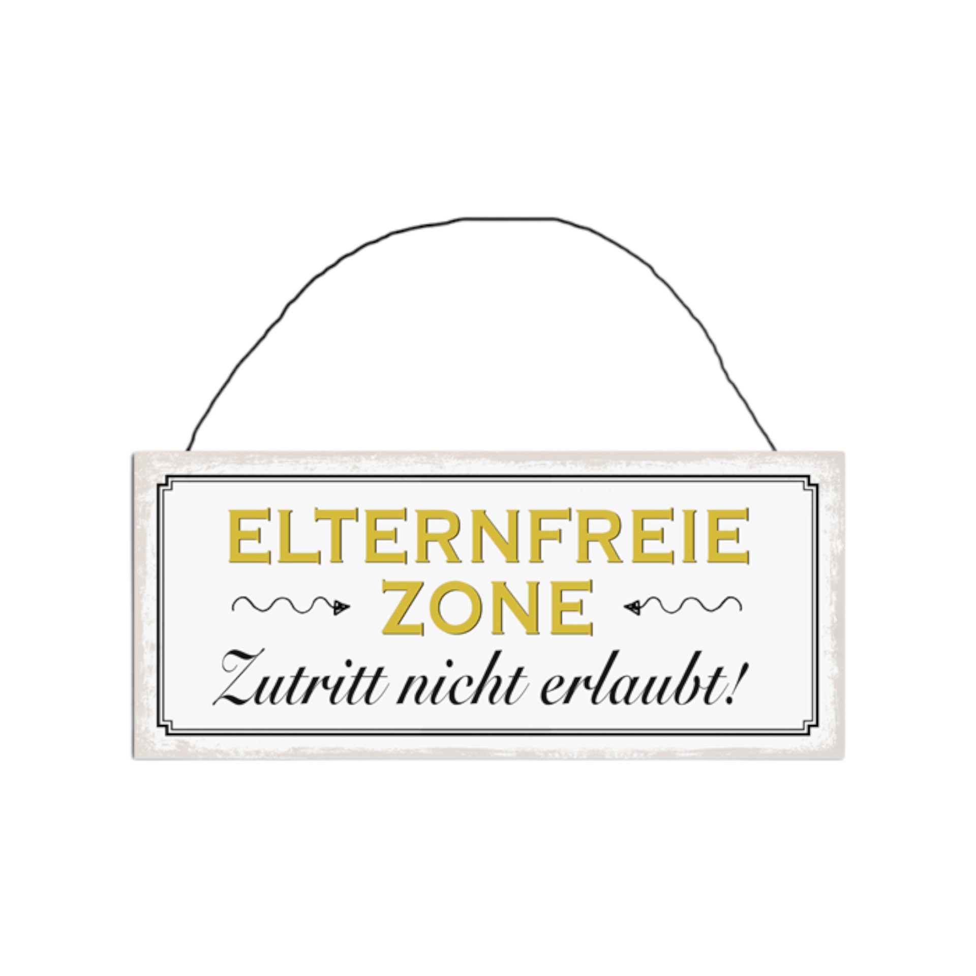 Darstellung von RP Schild Elternfreie Zone Zutritt nicht erlaubt