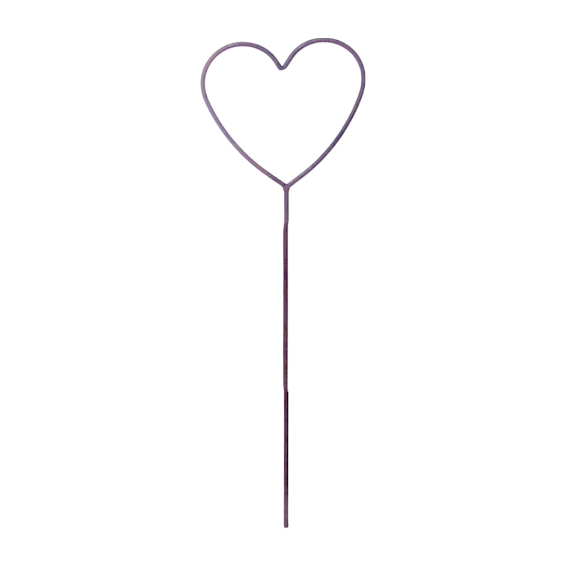 Darstellung von Drahtherz offen klein zum Stecken