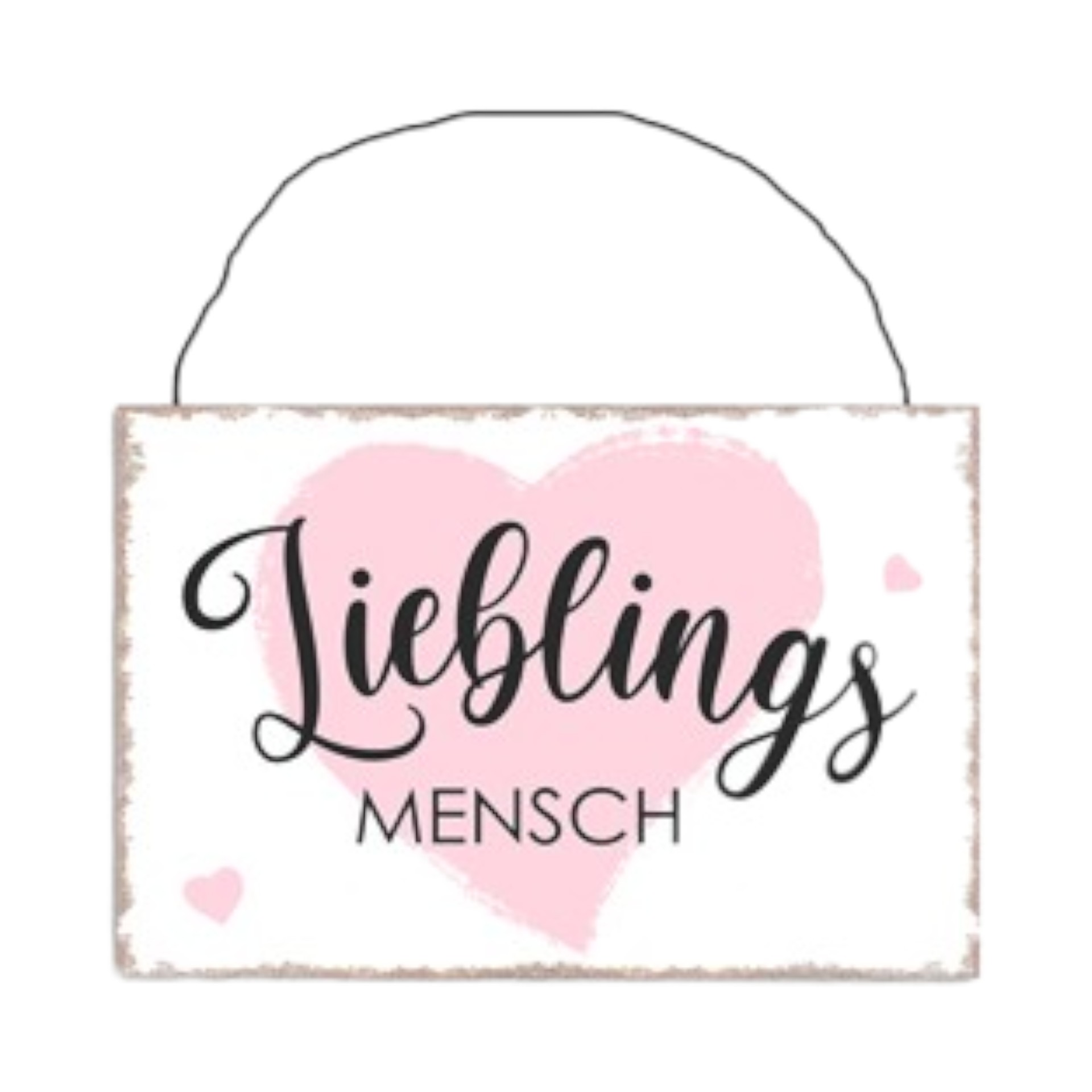 Darstellung von RP UV Schild Lieblings Mensch m. Hänger