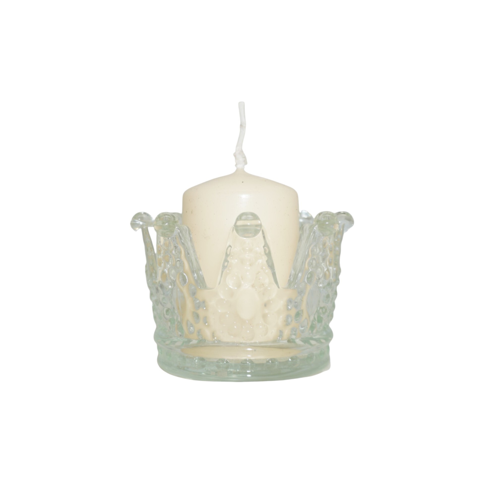Darstellung von Teelichthalter Krone natur