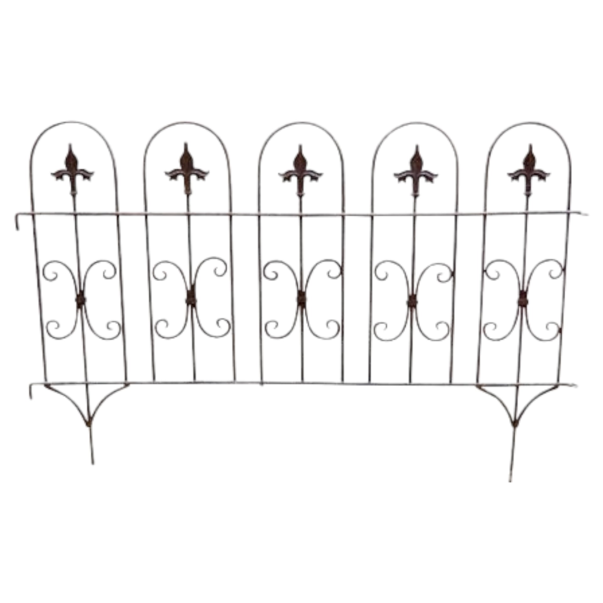 Darstellung von Zaunstecker nieder rost, h= 58 cm, b= 81 cm