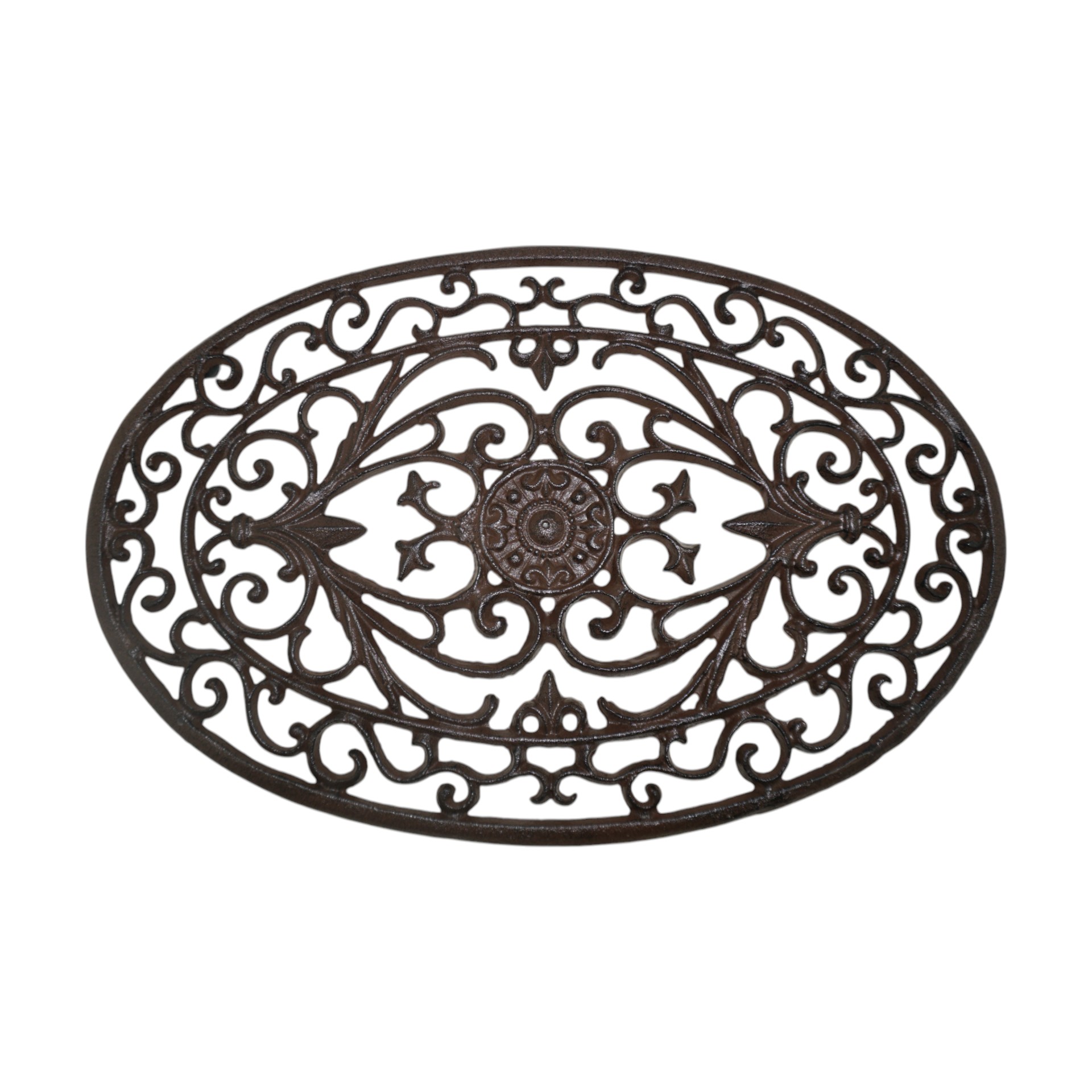 Darstellung von Fussmatte gusseisen oval