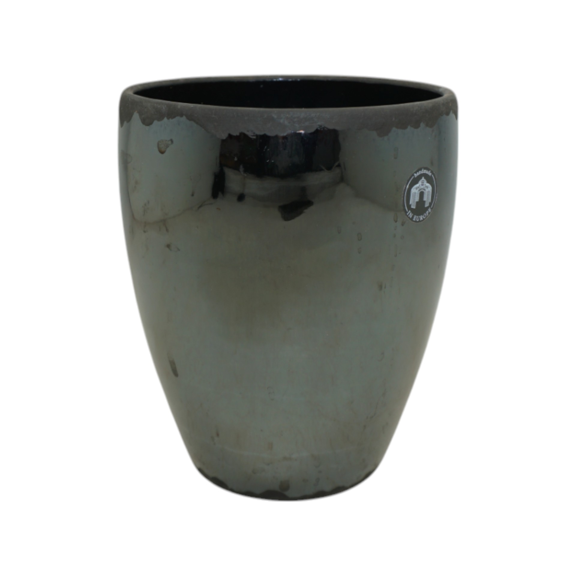 Darstellung von RP Orchideentopf SCHWARZ  glänzend