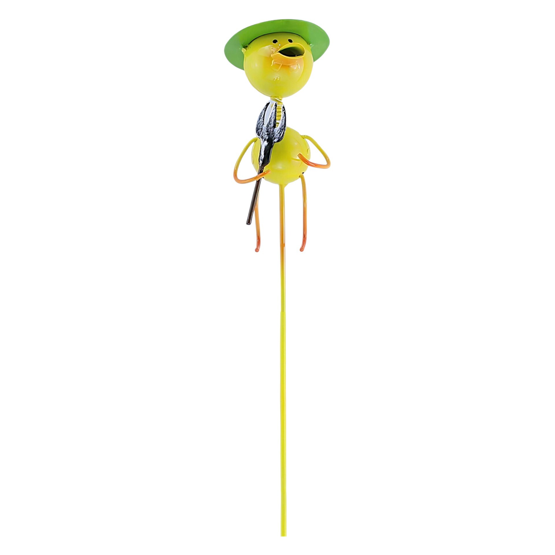 Darstellung von Gartenstecker Ente m. grünem Hut