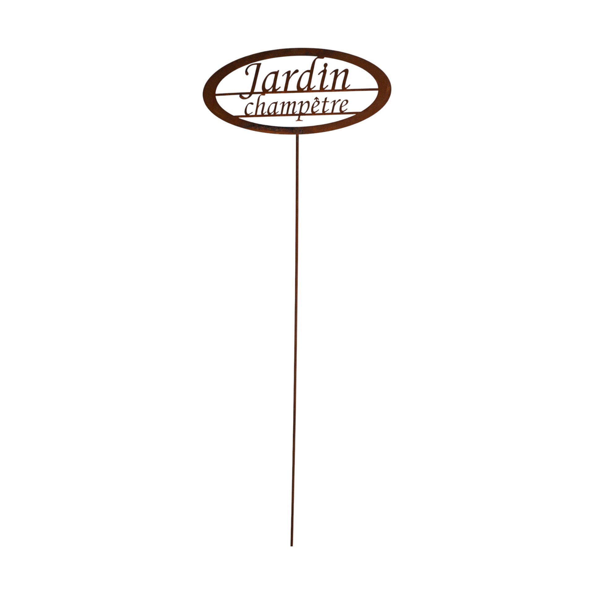 Darstellung von Tafel auf Stab Jardin competre