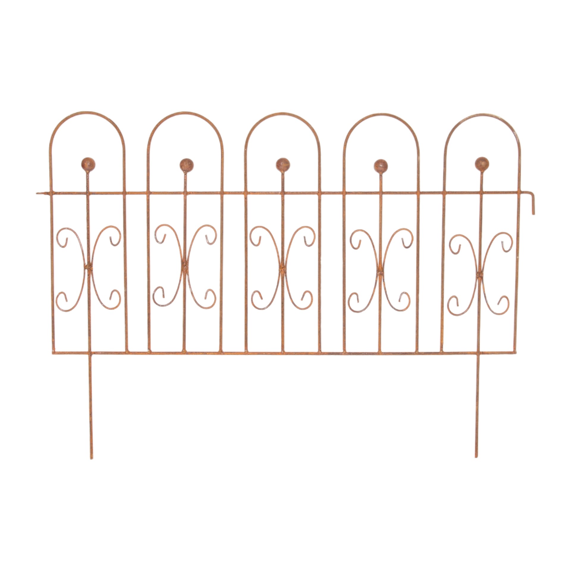 Darstellung von RP Zaunstecker gerade mit 5 Kugeln