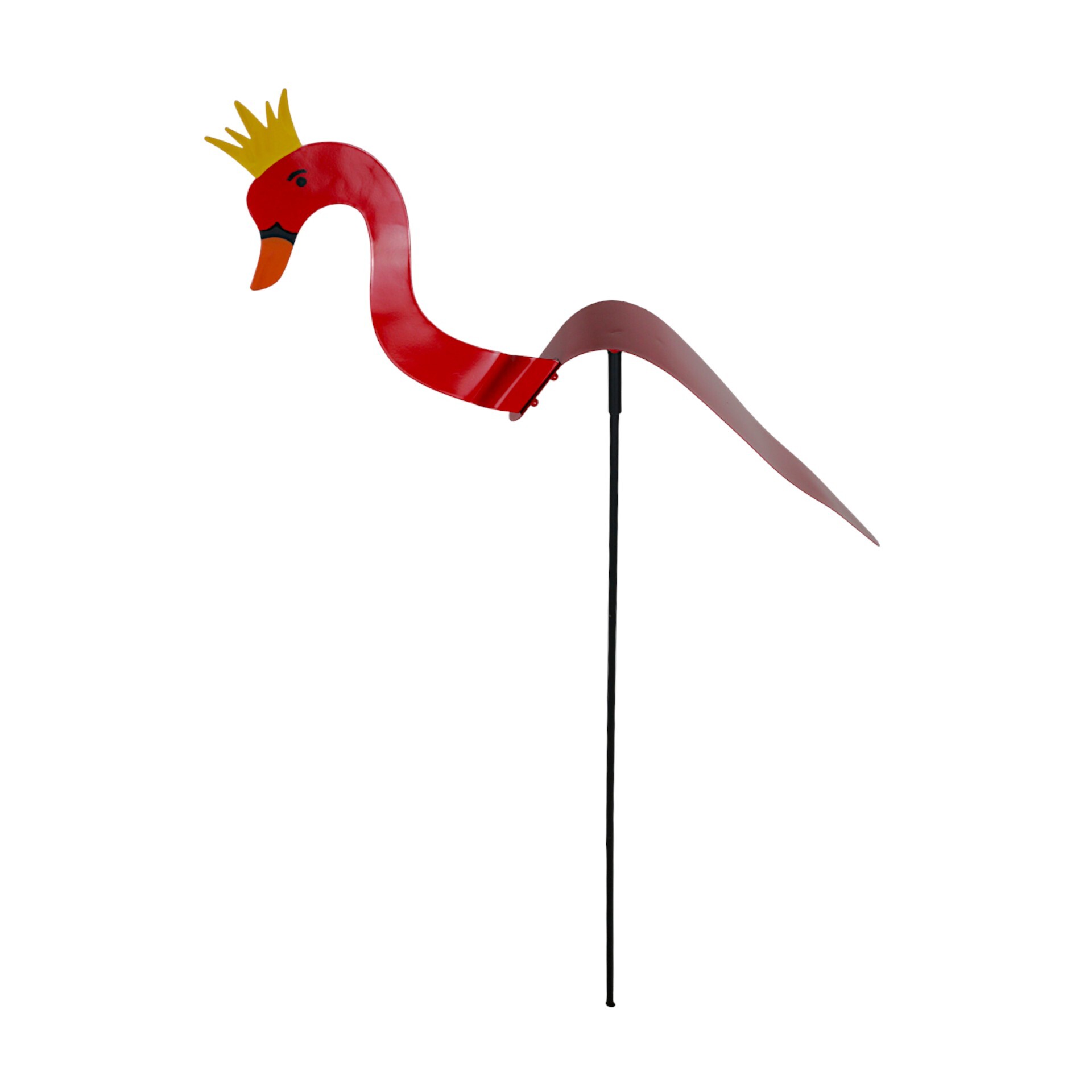 Darstellung von Wippgans mit Krone rot