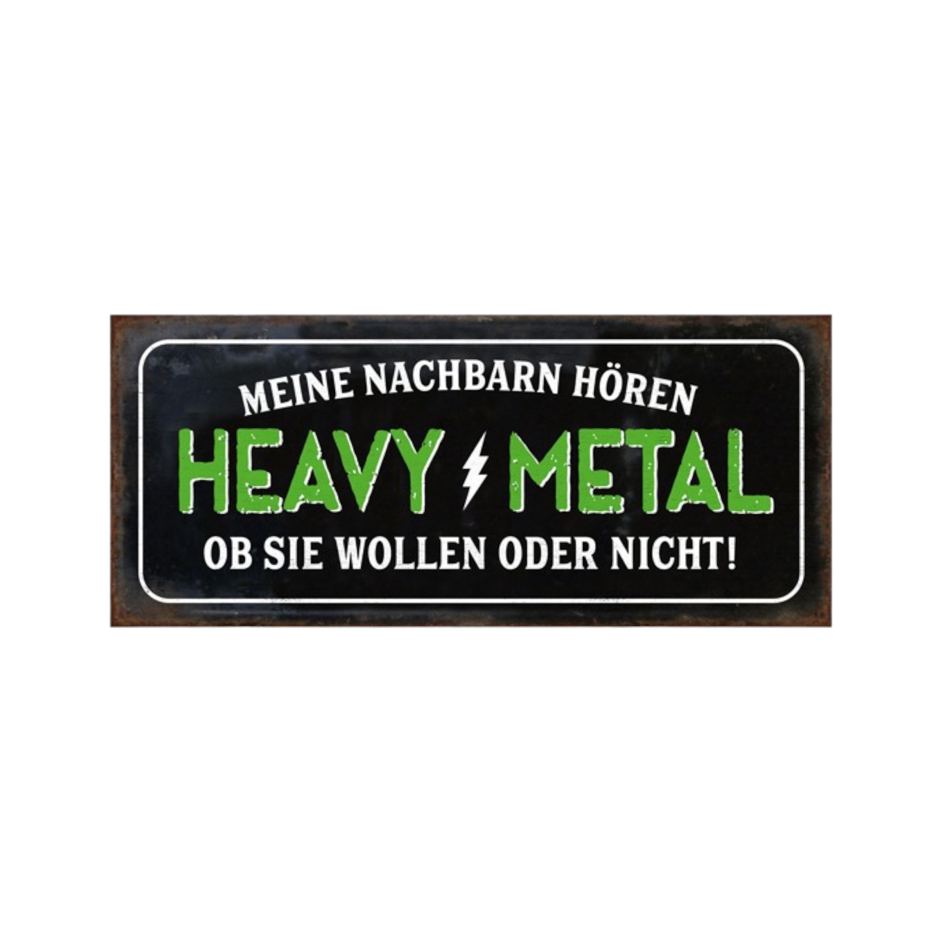 Darstellung von RP Schild meine Nachbarn hören...