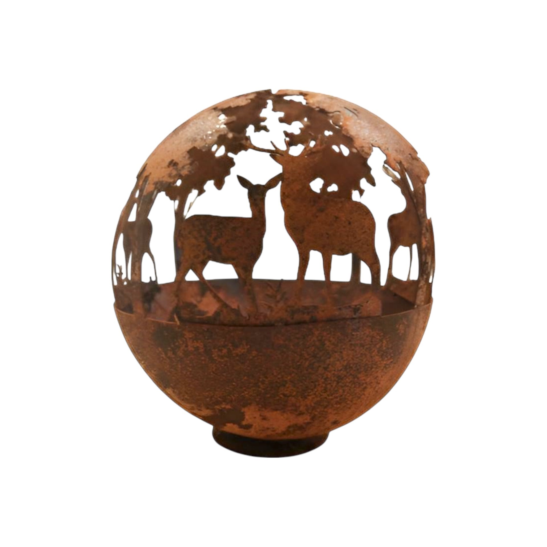 Darstellung von Pflanz/ Feuerkugel a. Fuss klein Herbstlandschaft