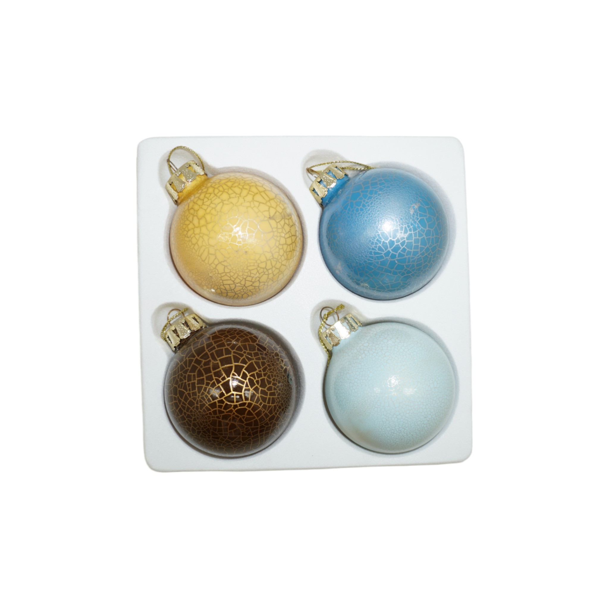 Darstellung von RP Weihnachtskugeln klein 4-tlg. sortier