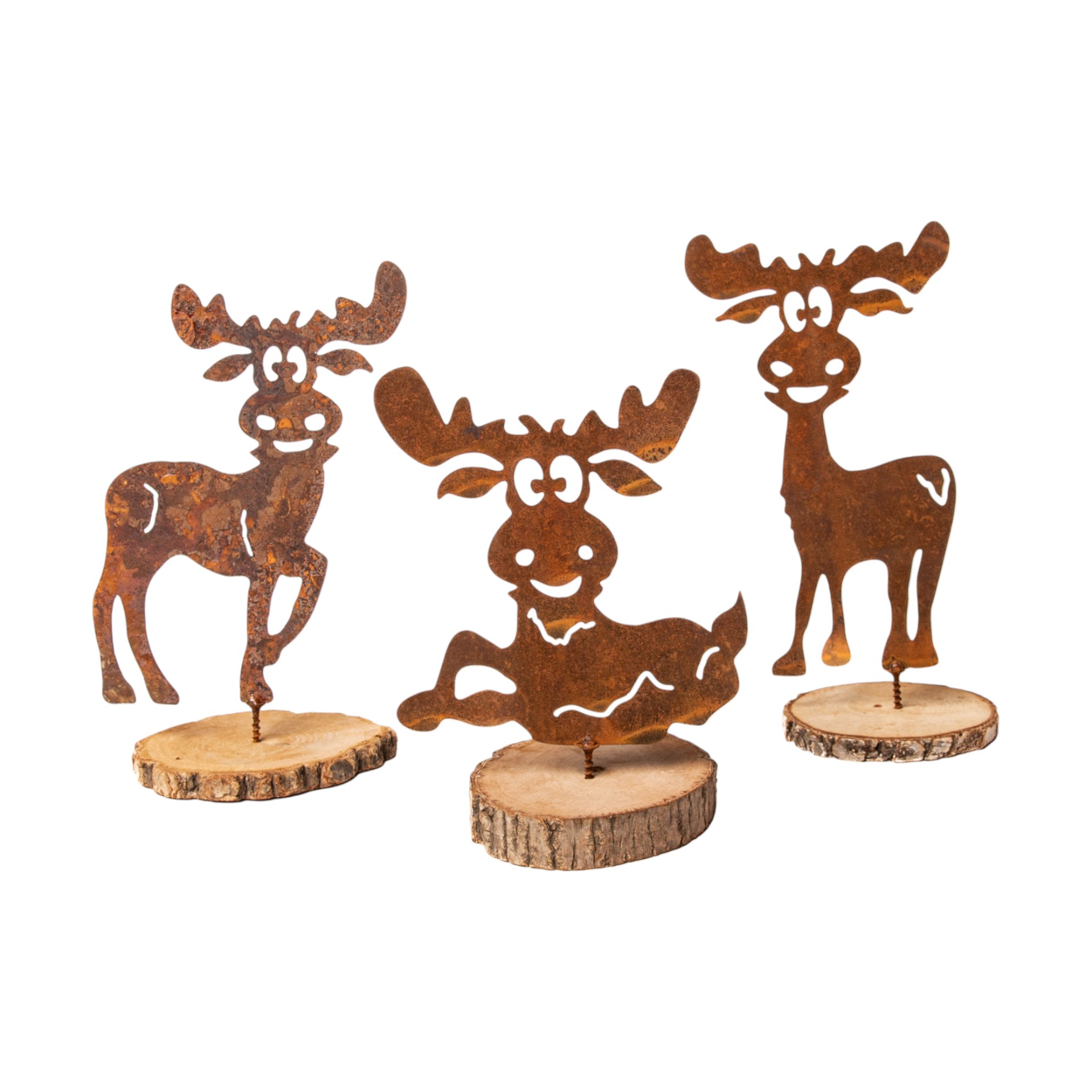 Darstellung von witzige Elche mit Dorn, sortiert