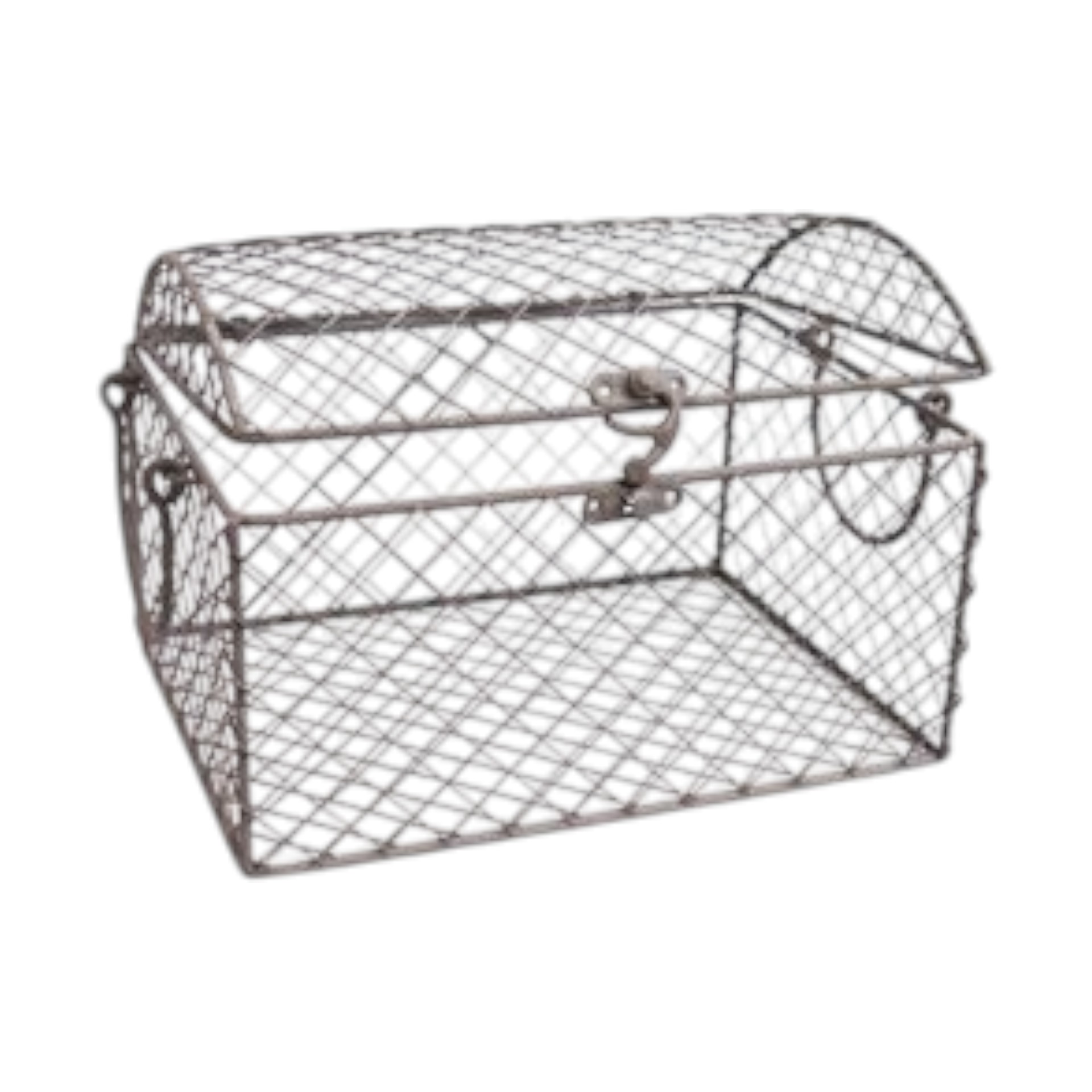 Darstellung von RP Körbchen Schatztruhe m. Verschluss Braun