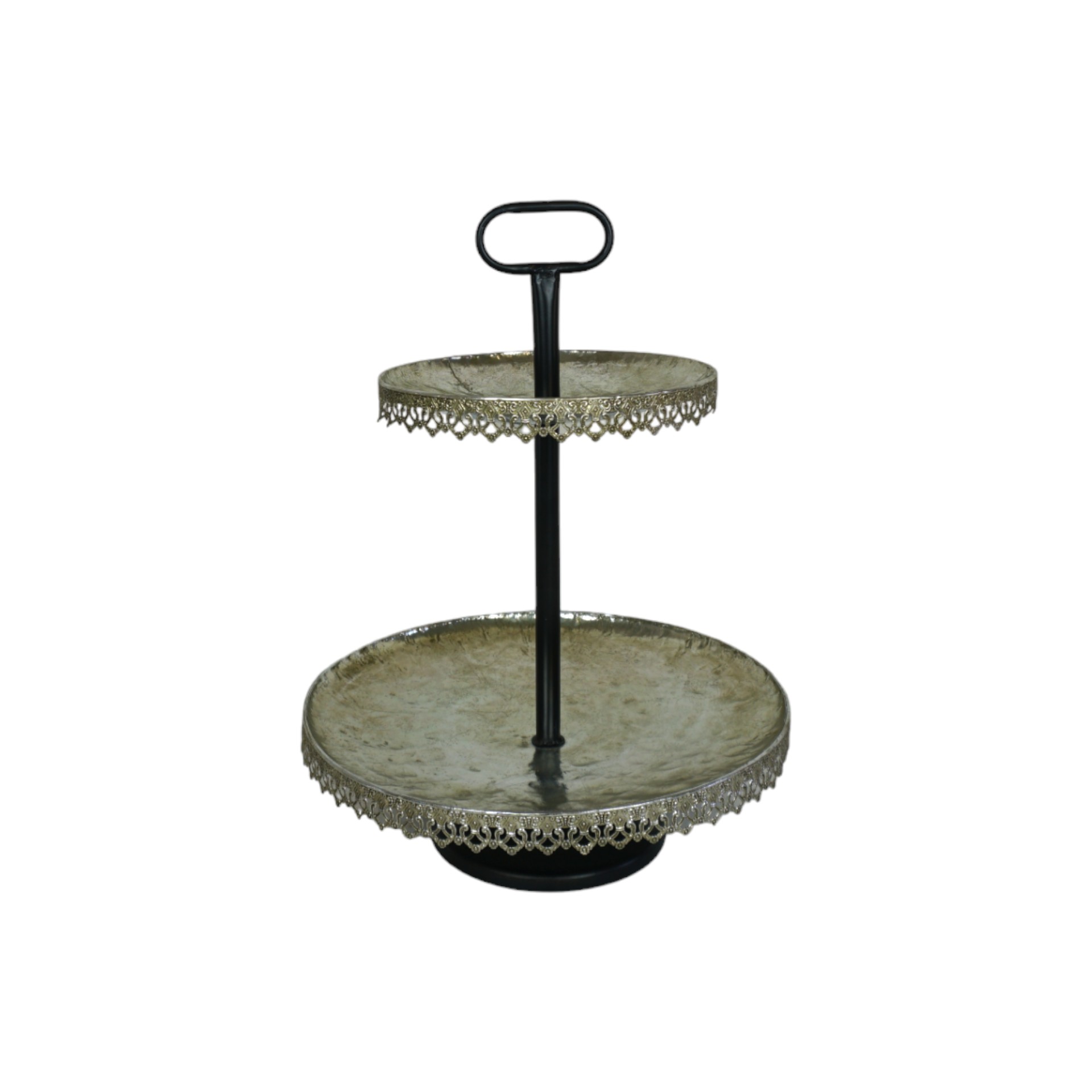 Darstellung von Etagere 2 stöckig bronze