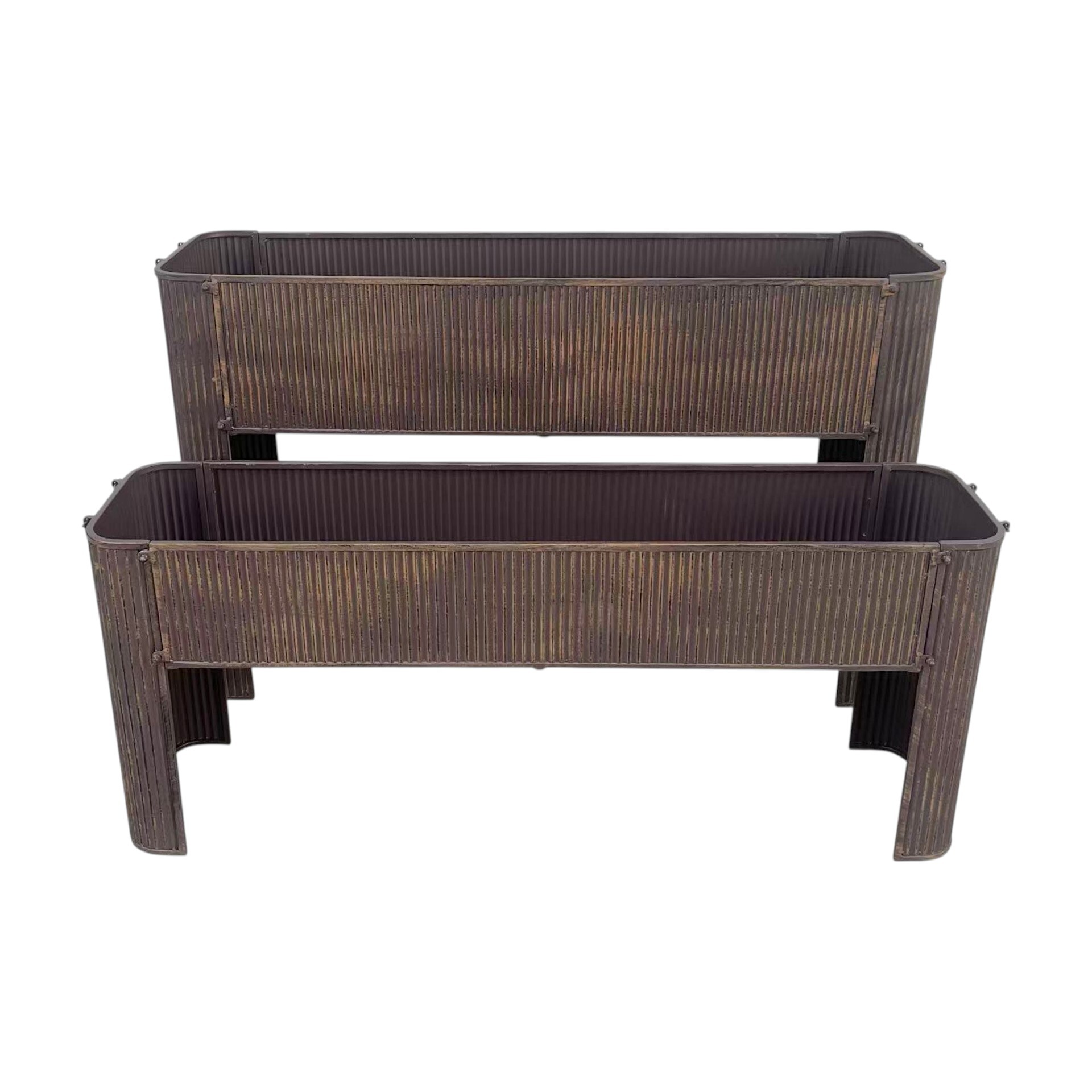 Darstellung von Pflanztröge 2tlg. rustico a. Fuss