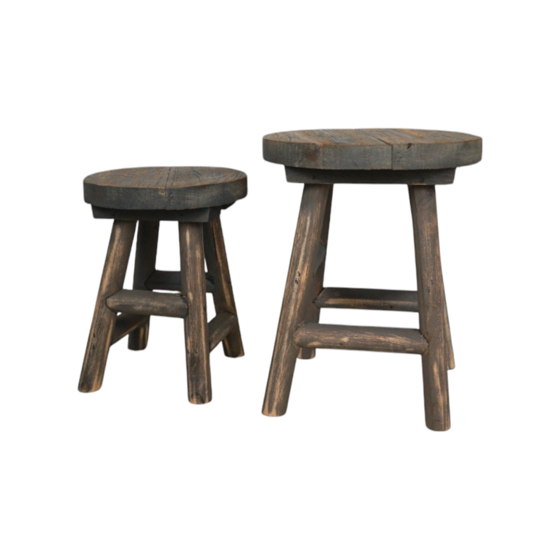 Darstellung von Holzhocker gross, 25x30 cm