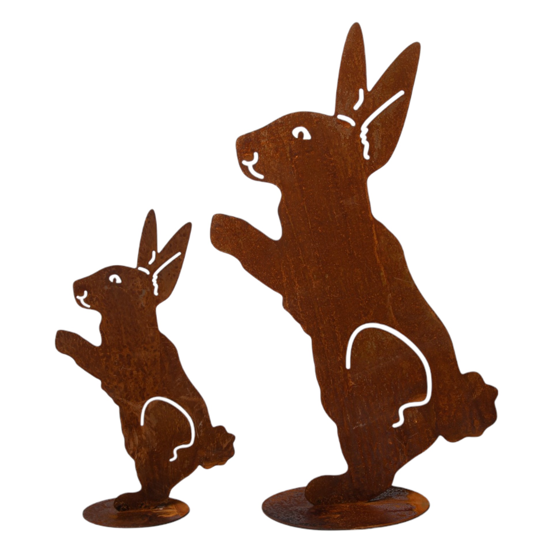 Darstellung von Hase klein auf Platte