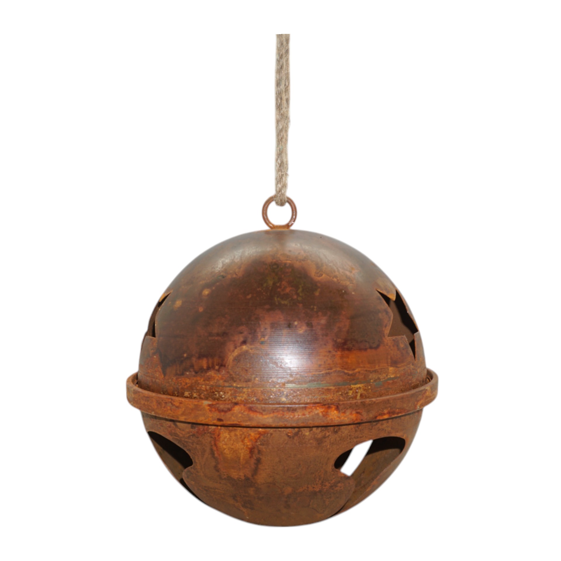Darstellung von Glocke rost mit Sterne gross z. Hängen