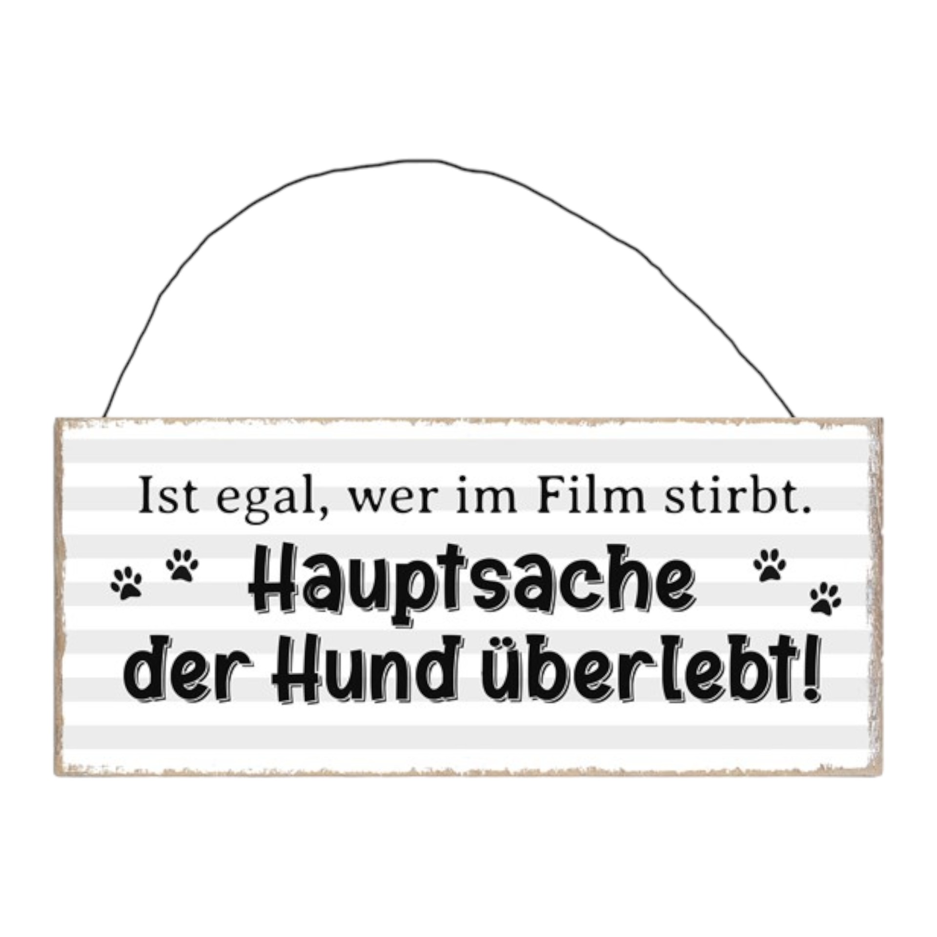 Darstellung von RP UV Schild Ist egal, wer im Film...