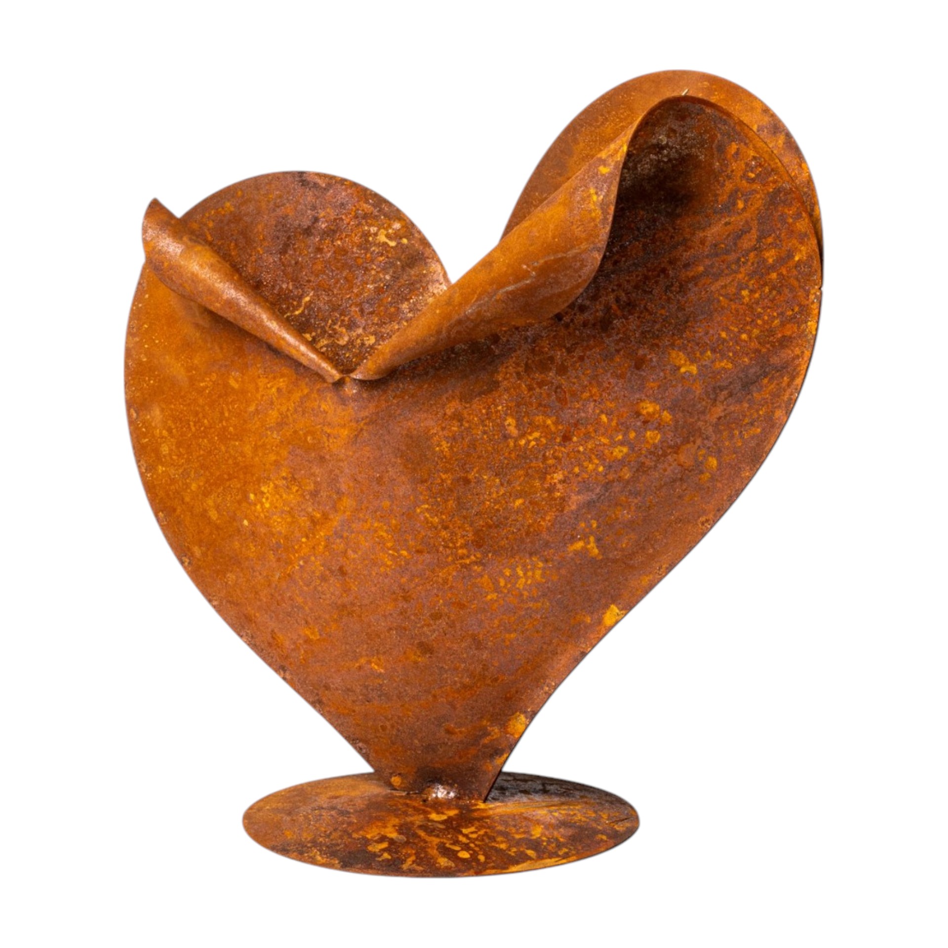 Darstellung von Pflanztopf Herz gr. gebogenem Rand