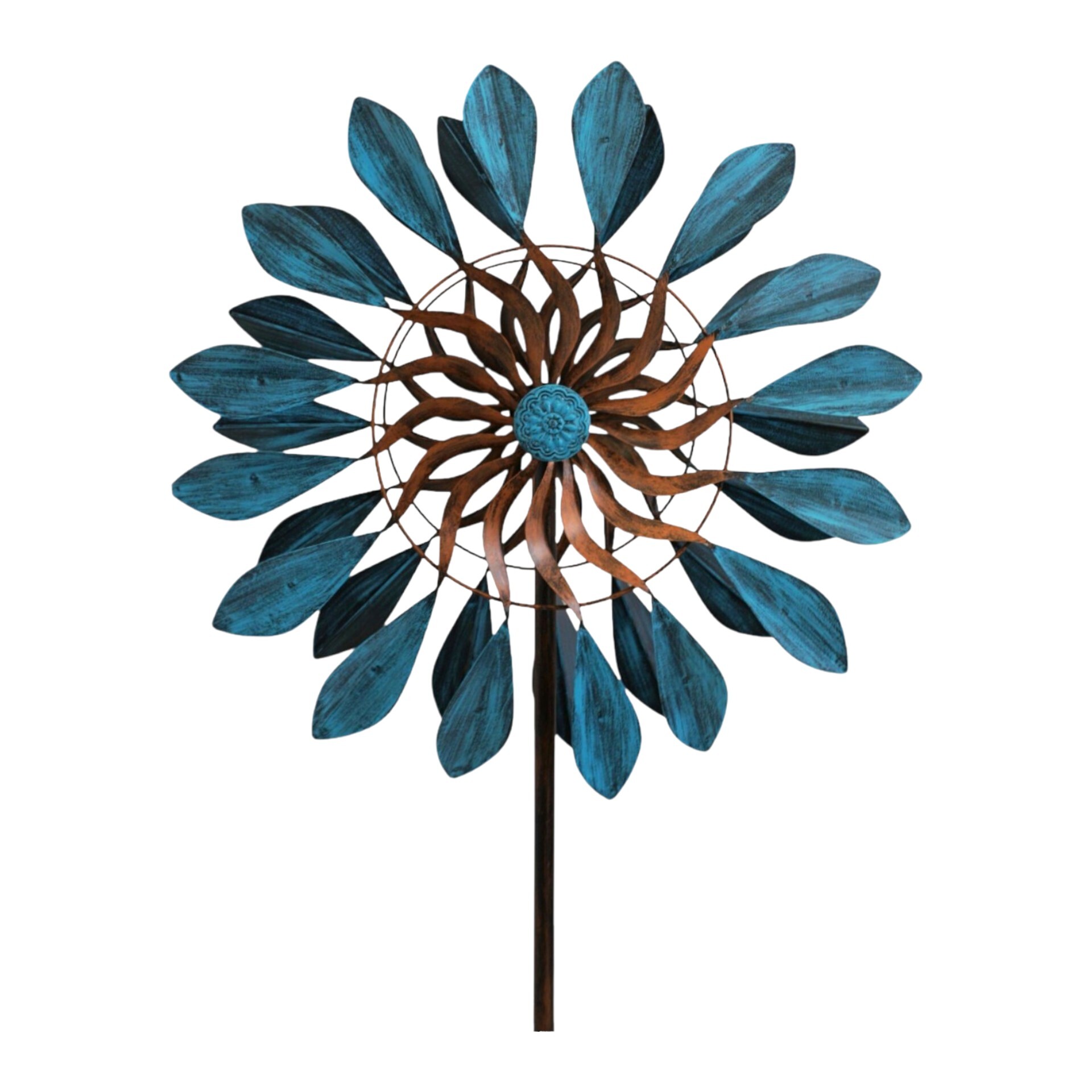 Darstellung von blauer Duopropeller a. Stab gross