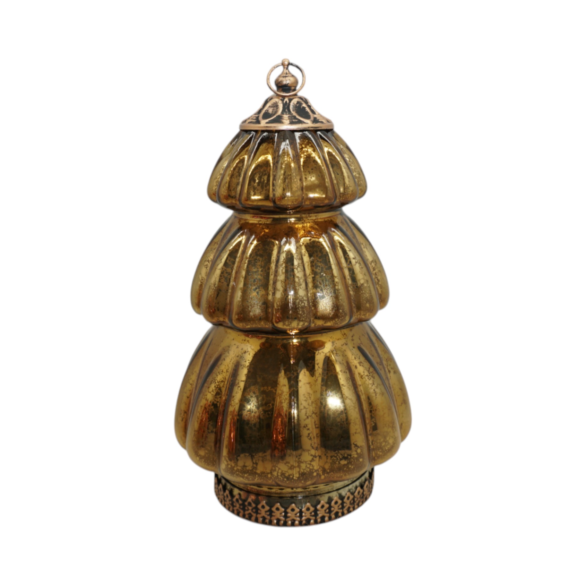 Darstellung von Weihnachtsbaum GOLD schlank