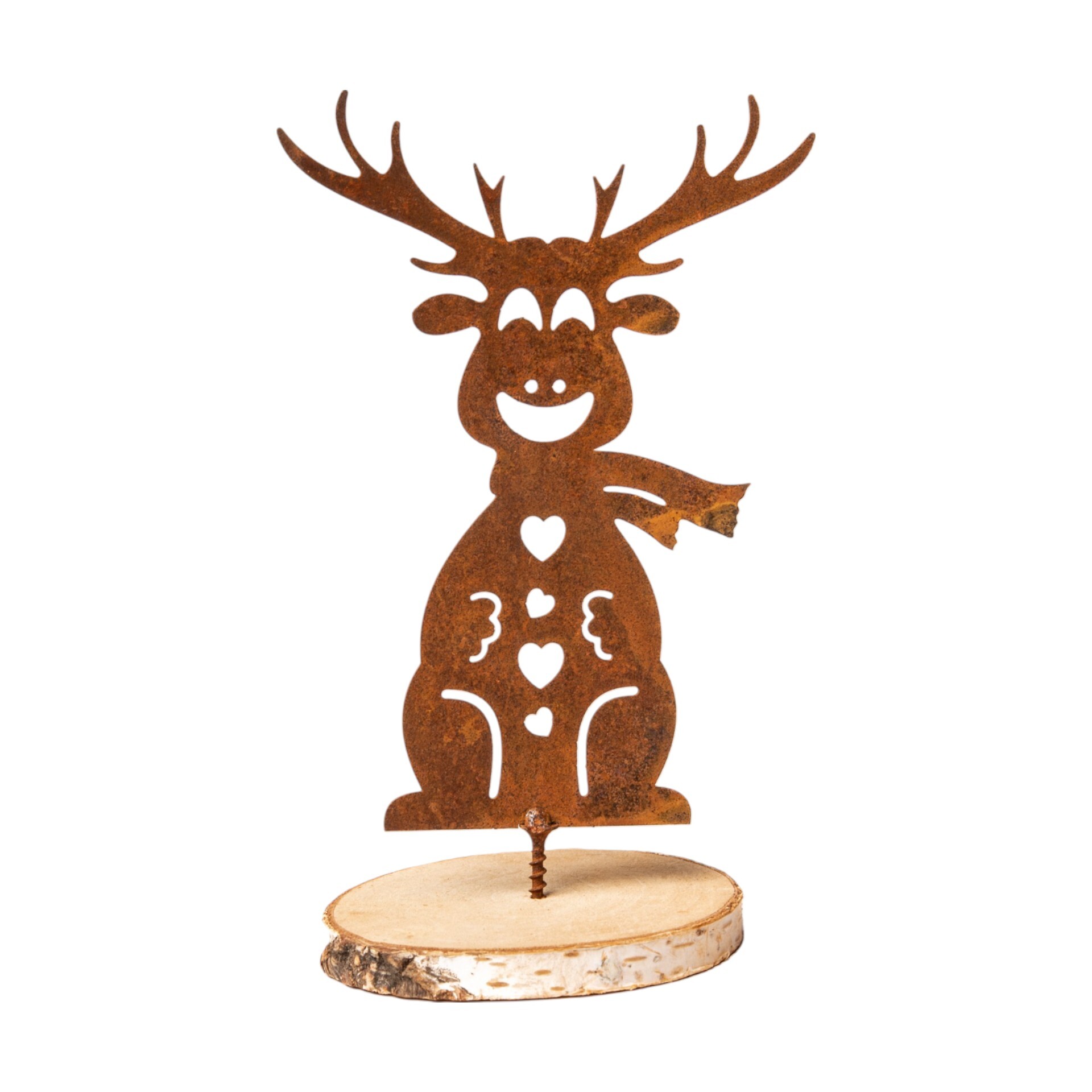 Darstellung von lustiger Elch mit Dorn, 11x15/17,5 cm