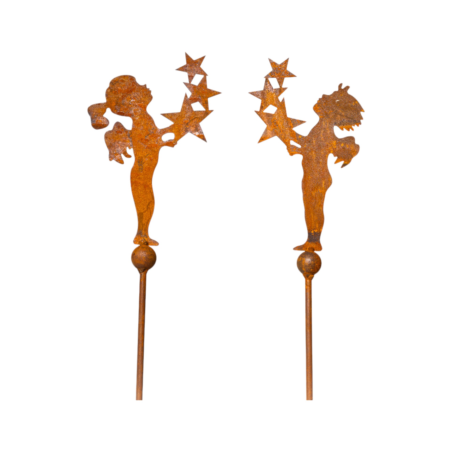 Darstellung von Sternenkinder auf Stab sort.