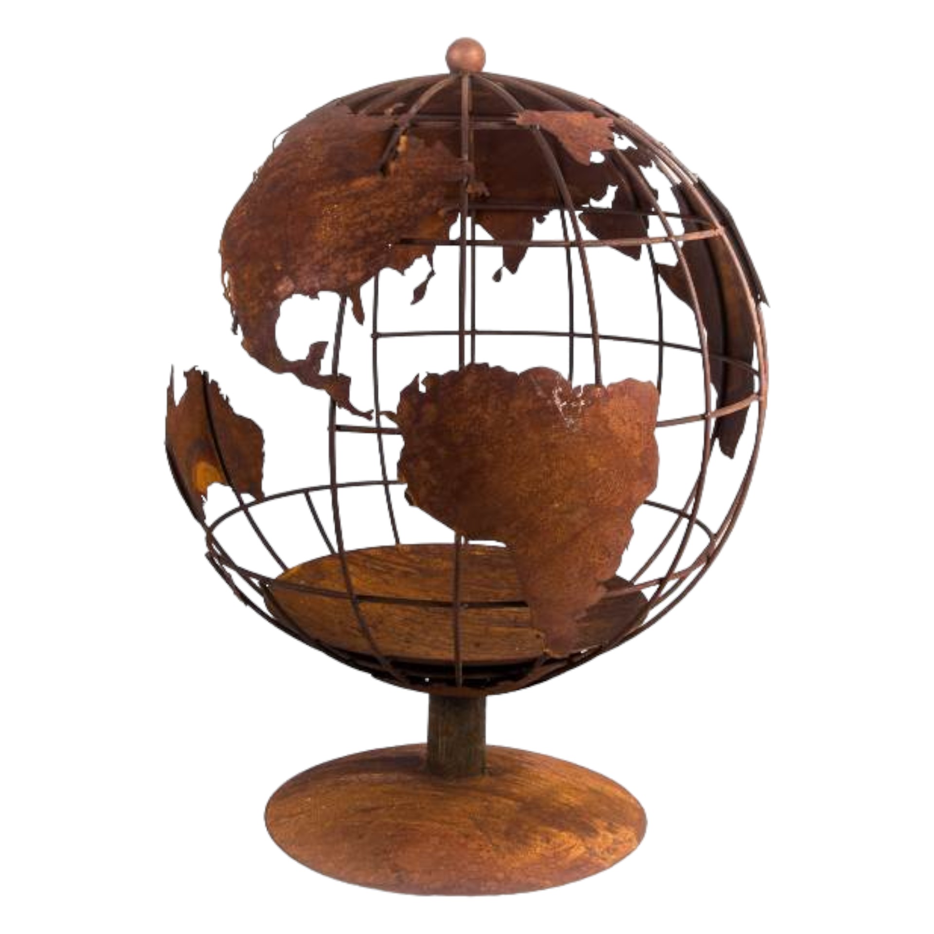 Darstellung von Feuerschale/ -stelle GLOBUS mittel rost