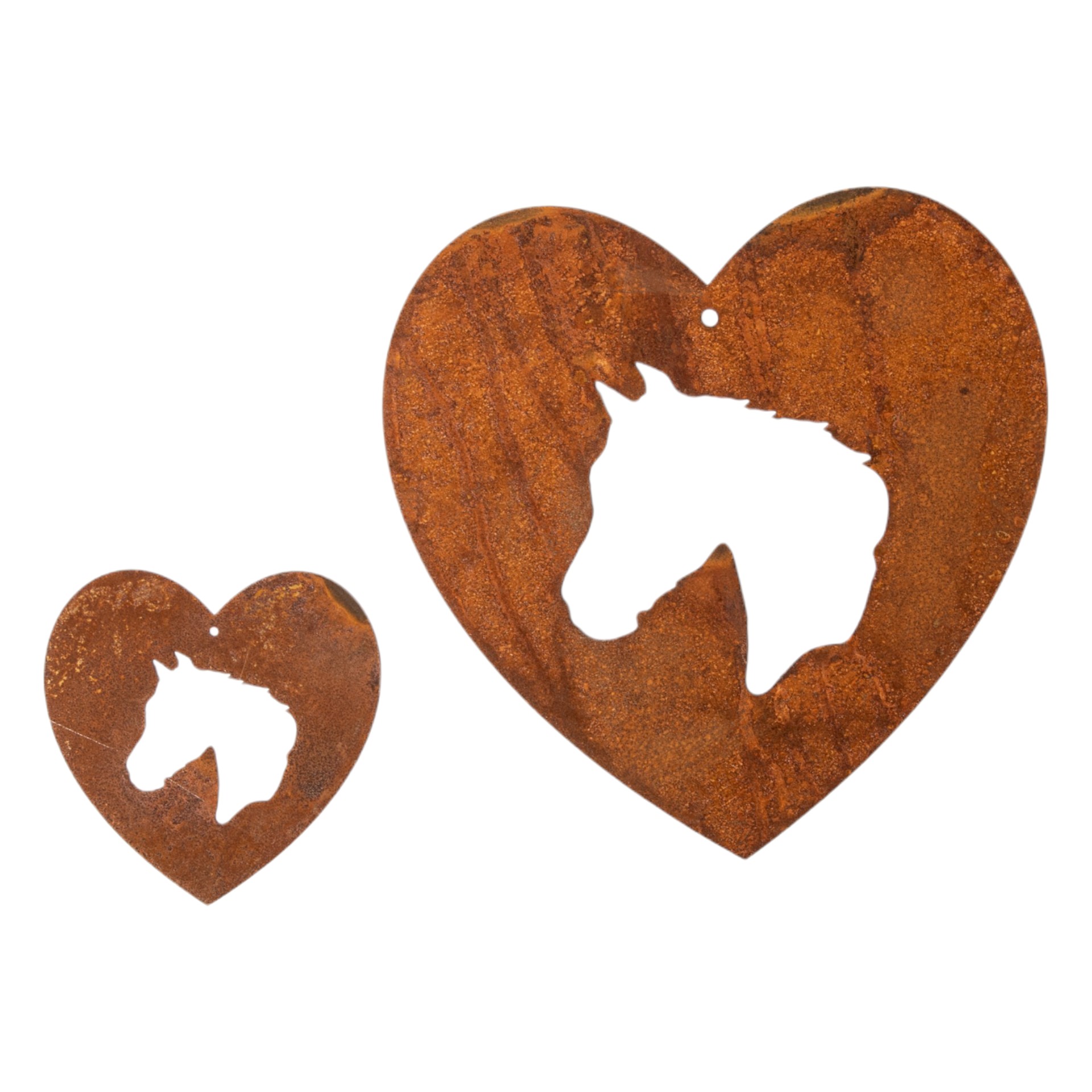 Darstellung von Herz mini mit Pferd z. Hängen