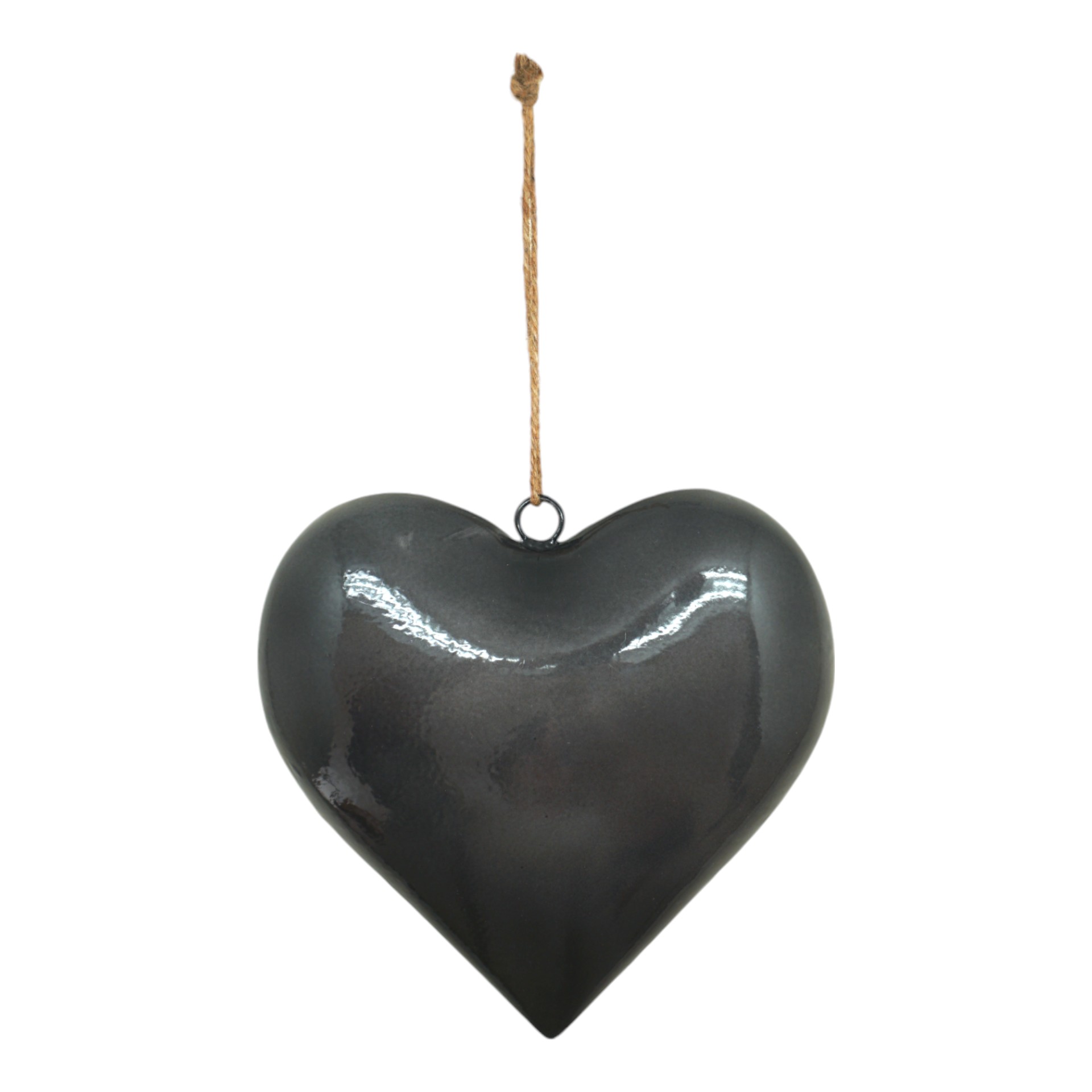 Darstellung von Graues Herz z. Hängen voll gross