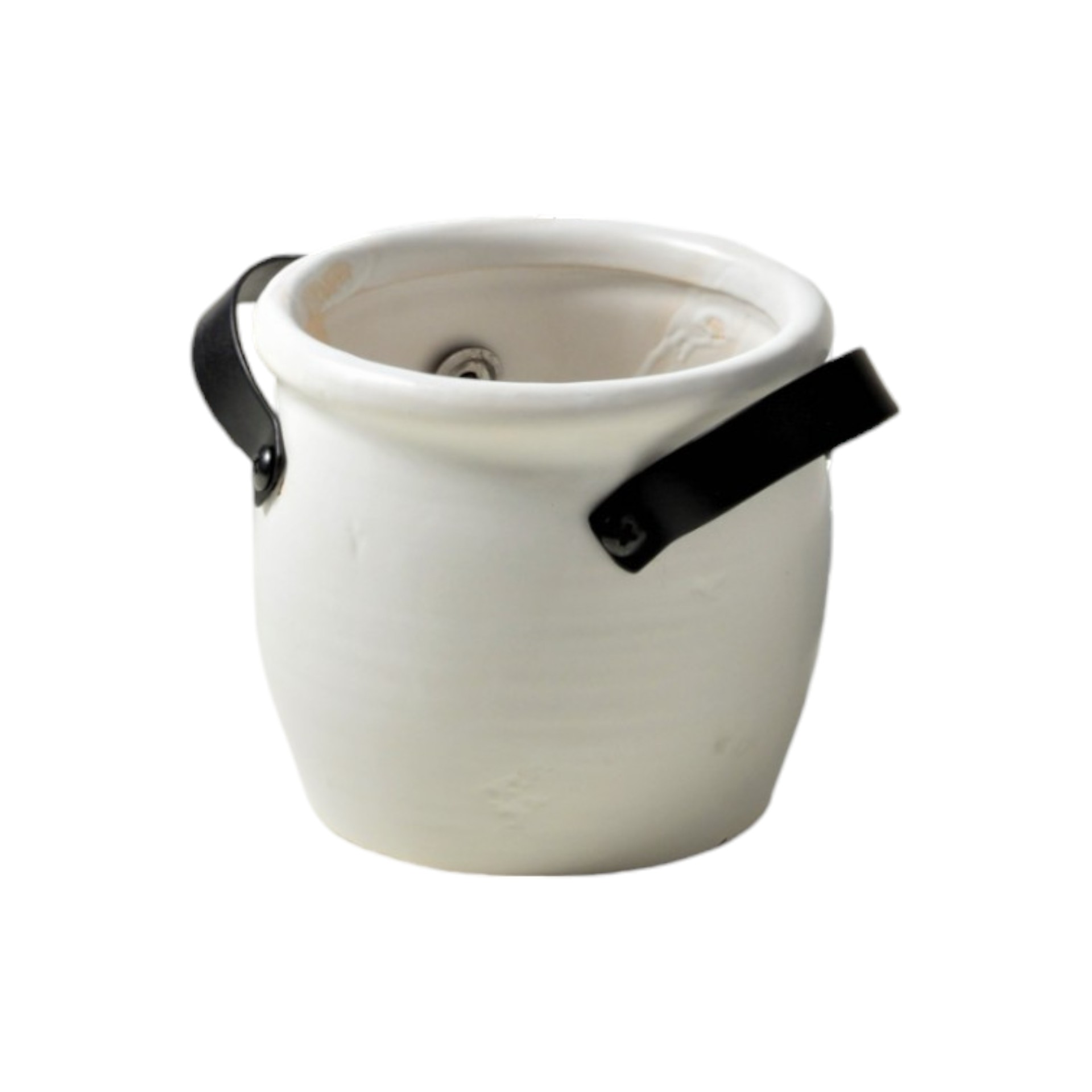 Darstellung von RP Topf klein Vesuv m. Metallhenkel