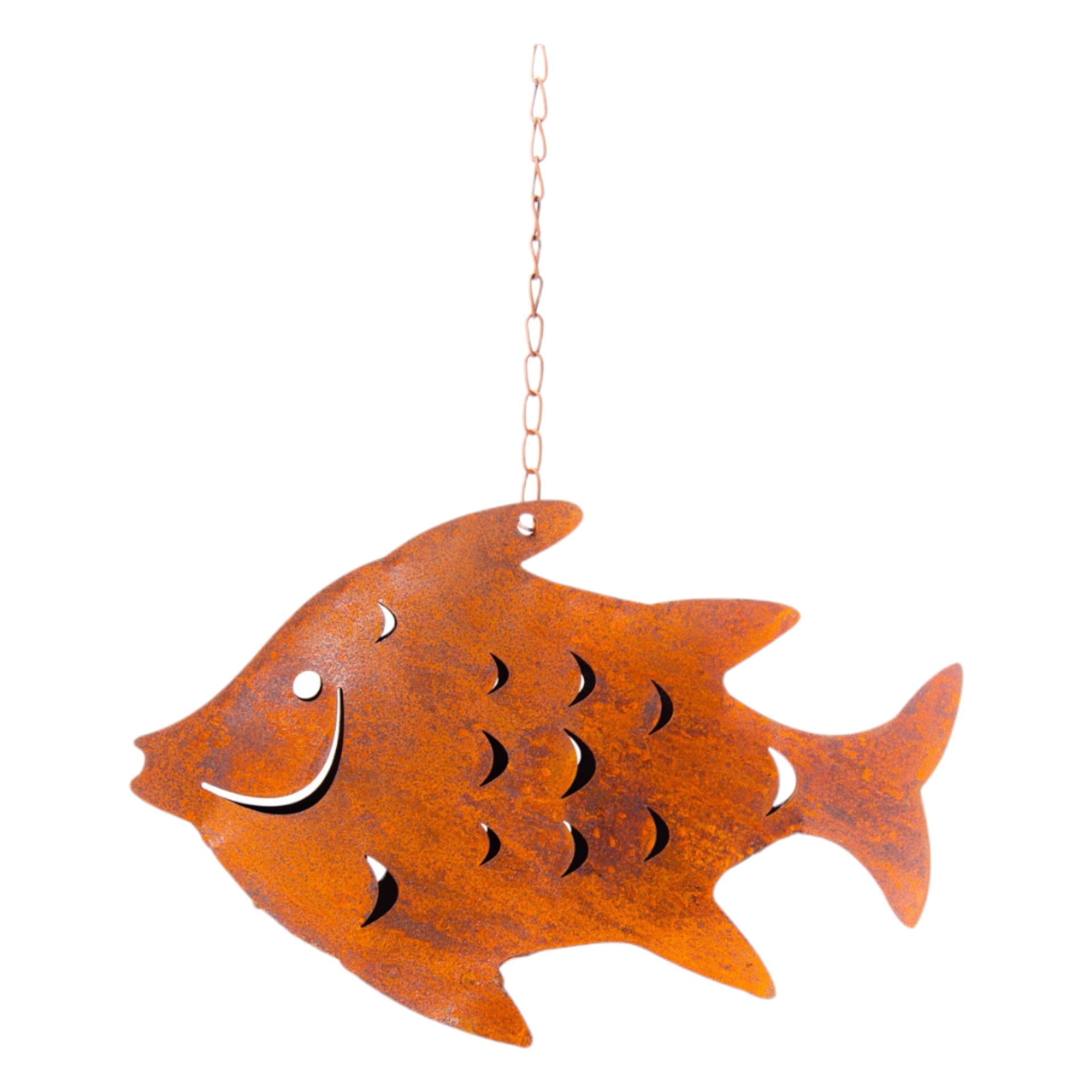 Darstellung von RP Fisch 3D klein zum Hängen mit Öffnung